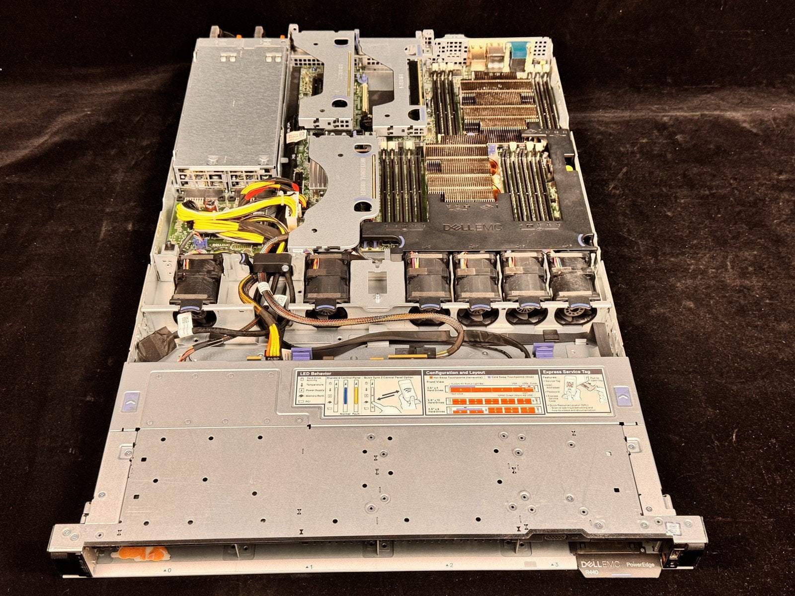 DELL POWEREDGE R440 4LFF SERVER 2x 20C GOLD 6138 2GHz 128GB RAM 4x 4TB SAS H330