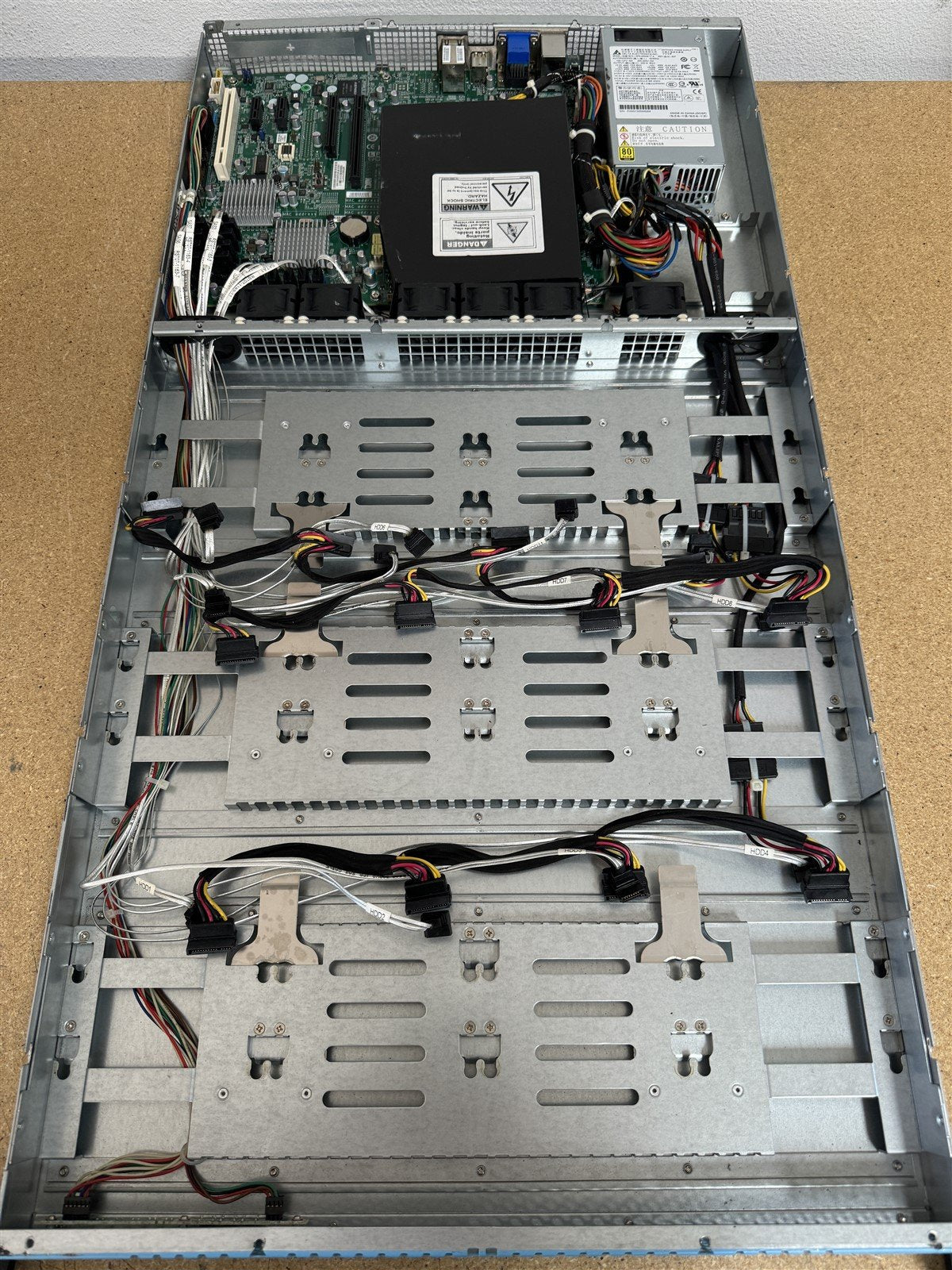 Chenbro NR12000 1U 1x 8m QUAD CORE E3-1220 3.1GHz 16GB RAM 2x 1TB SATA