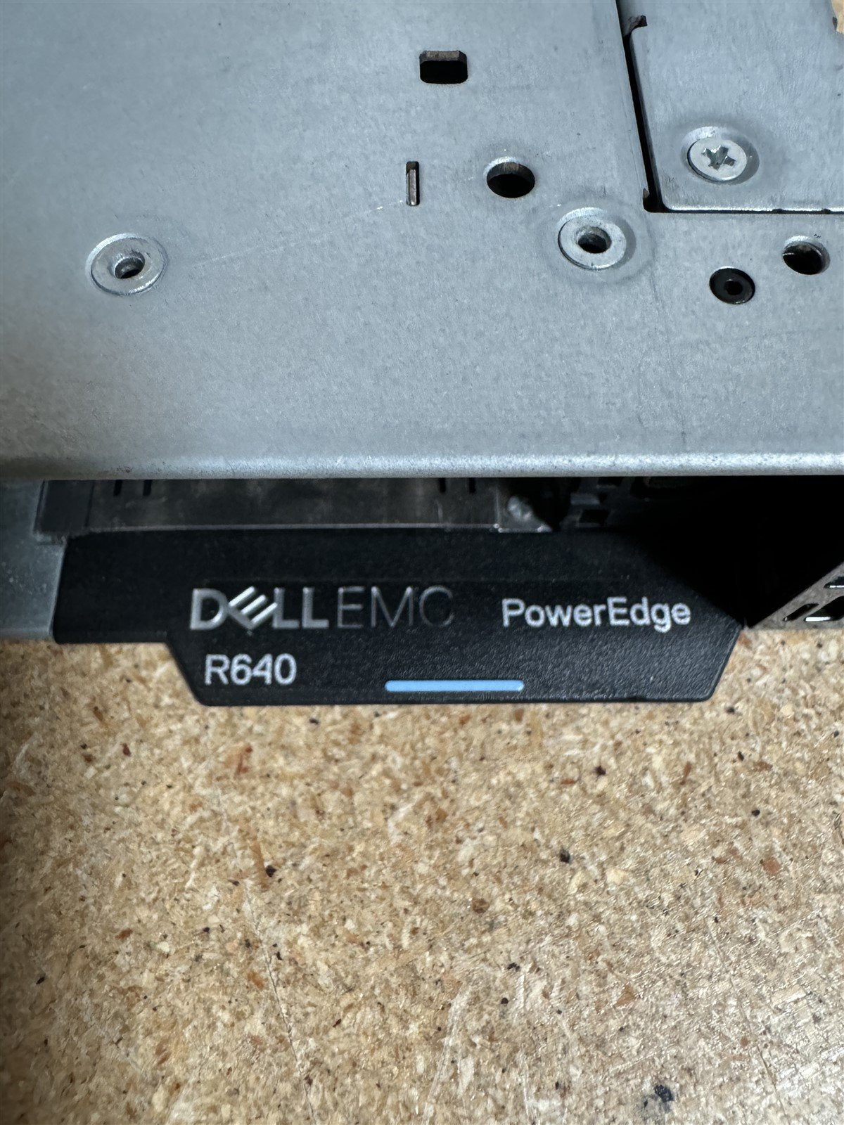 DELL POWEREDGE R640 10SFF 2x 4 CORE GOLD 5122 3.6GHZ 96GB RAM 1x 960GB SSD H330