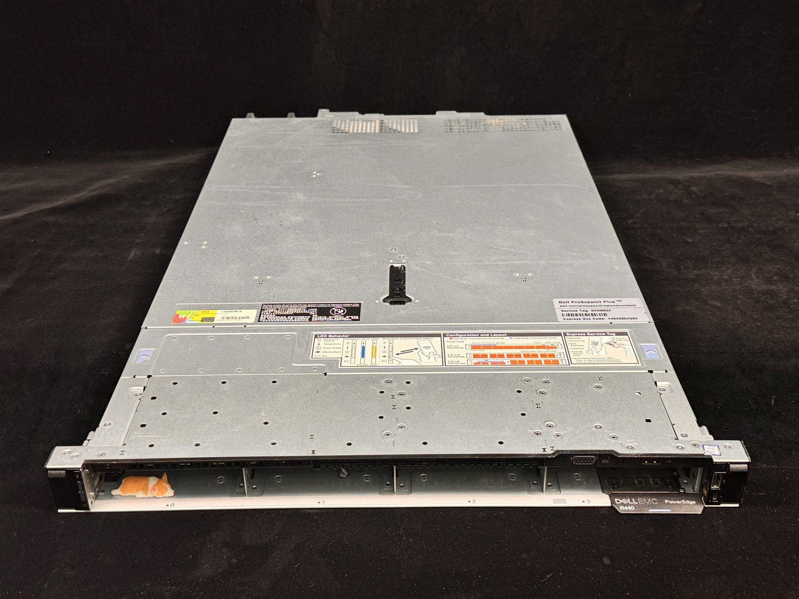 DELL POWEREDGE R440 4LFF SERVER 1x 10C SILVER 4114 2.2GHz 32GB 1x 2TB SAS H730P