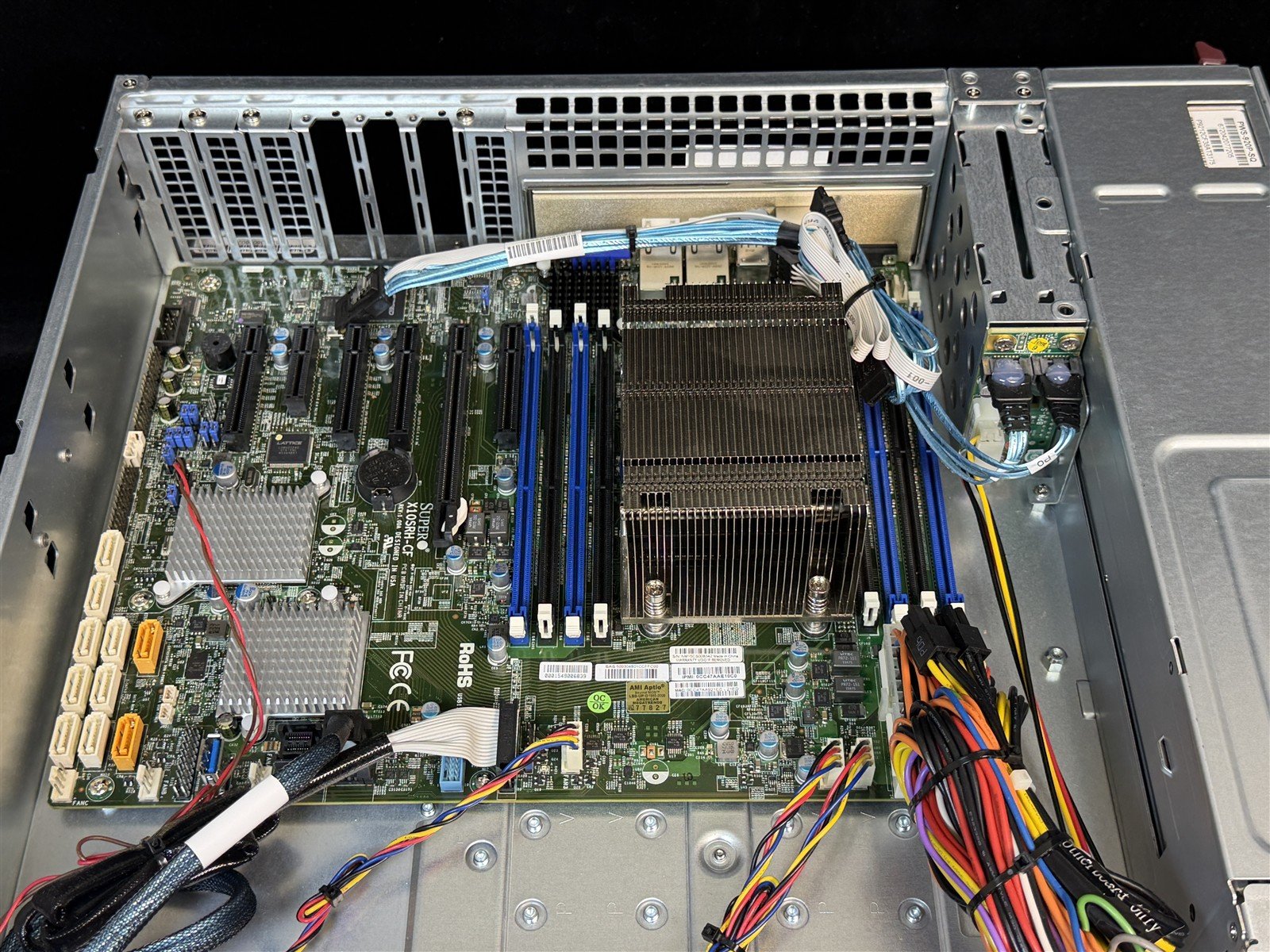 SUPERMICRO CSE-826 X10SRH-CF 2U SERVER12LFF 1x HS 2x PSU NO CPU RAM HDD