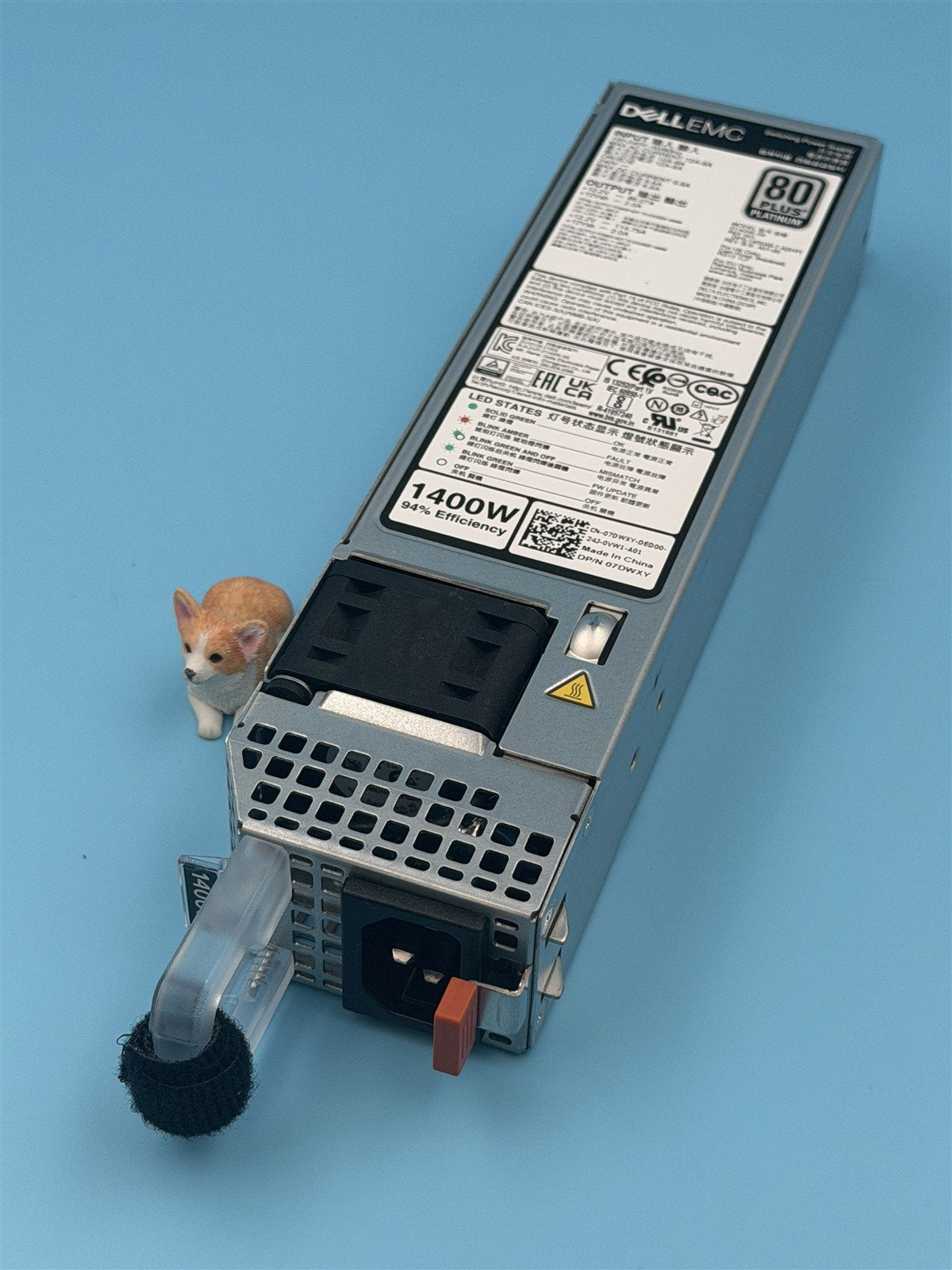 Dell 1400W Platinum Power Supply PSU 7DWXY 07DWXY PowerEdge R640 R740 R750