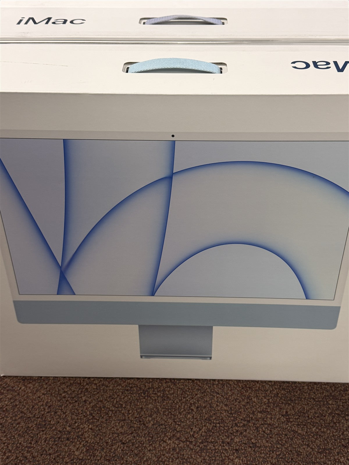 Apple iMac 24" 2021 M1 8-Core 8-Core GPU 16GB RAM 1TB SSD Blue Boxed Touch