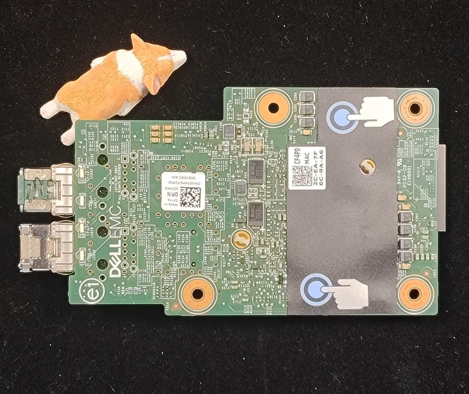 CF4P0 DELL BROADCOM 57416 DUAL PORT 10GBE SFP+ NETWORK LOM OCP MEZZANINE R440