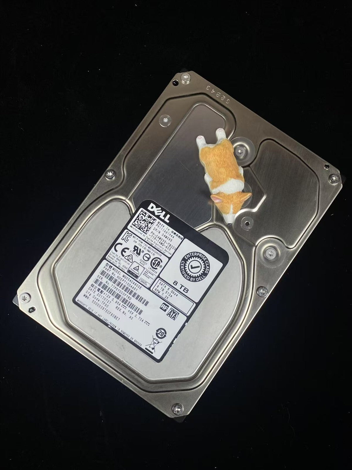 4WXV5 DELL TOSHIBA 8TB 7.2K 6G SATA 3.5" LFF HDD MG05ACA800E 04WXV5