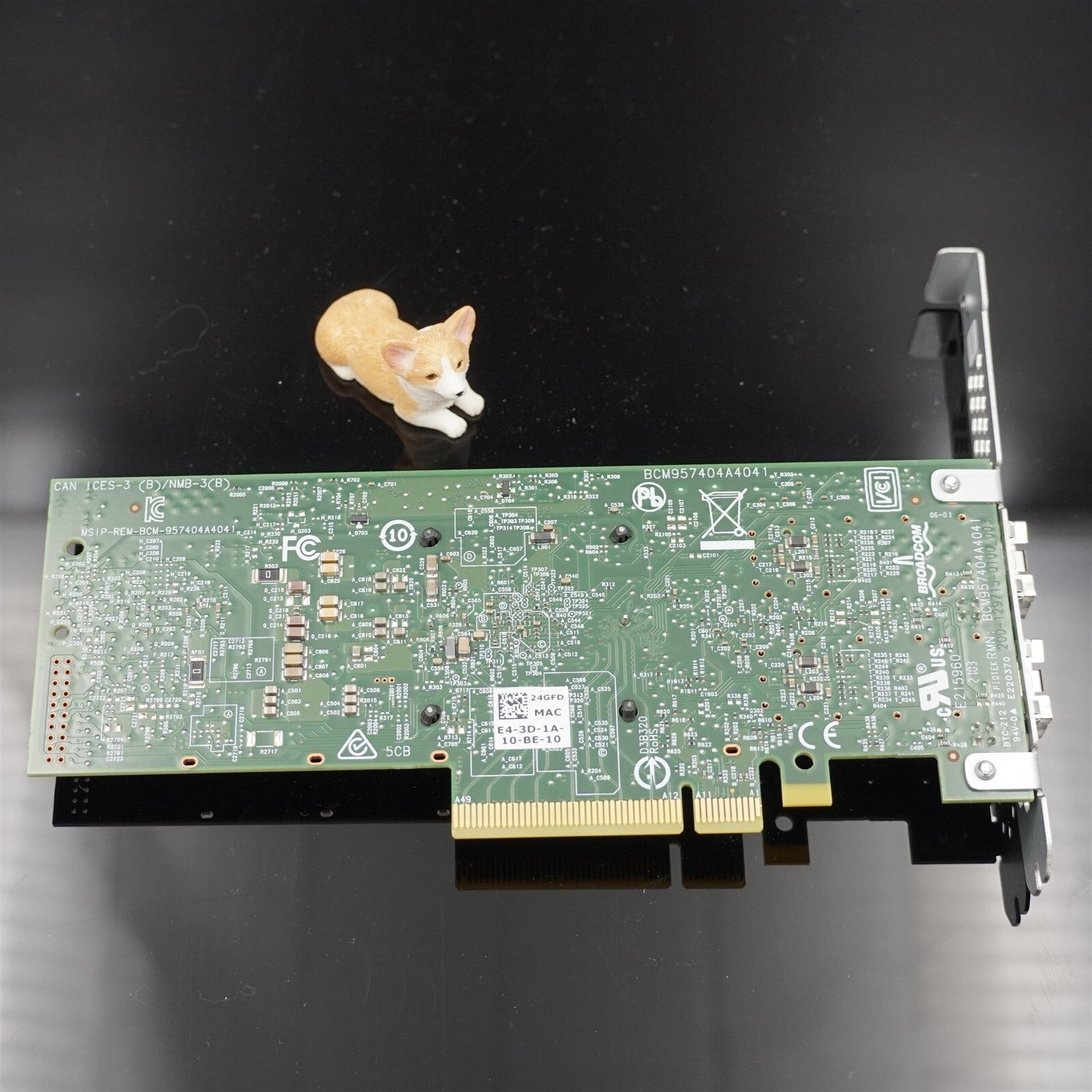 24GFD DELL BROADCOM 57414 DUAL PORT 25Gb SFP28 NETWORK ADAPTER HIGH PROFILE