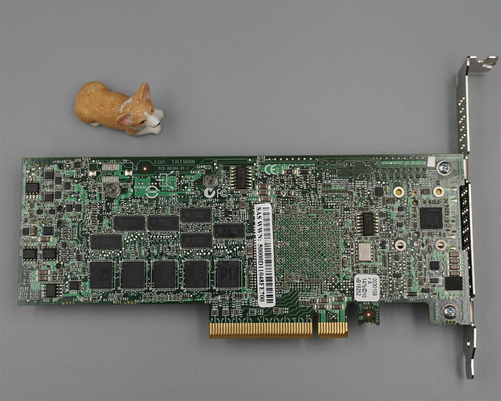 ASR-5805Z ADAPTEC 8 PORTS SAS/SATA PCIE RAID CONTROLLER 2244100-R W/HIGH BRACKET
