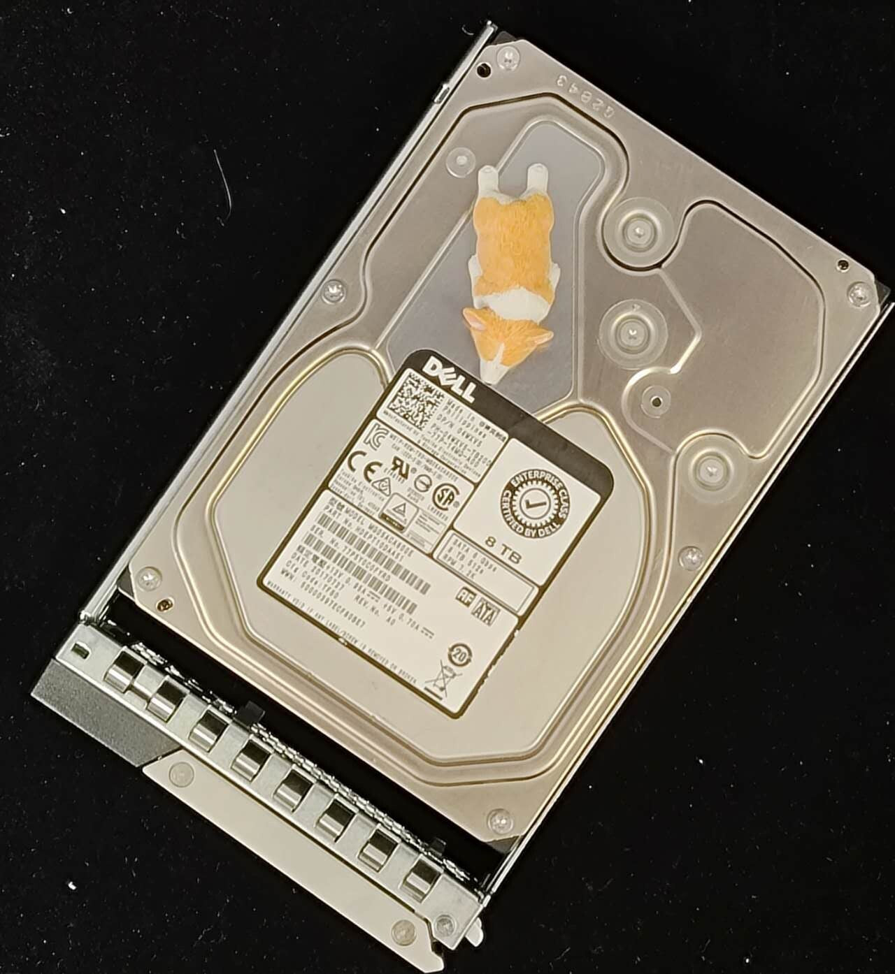 4WXV5 DELL TOSHIBA 8TB 7.2K 6G SATA 3.5" LFF HDD MG05ACA800E 04WXV5 R740 R640