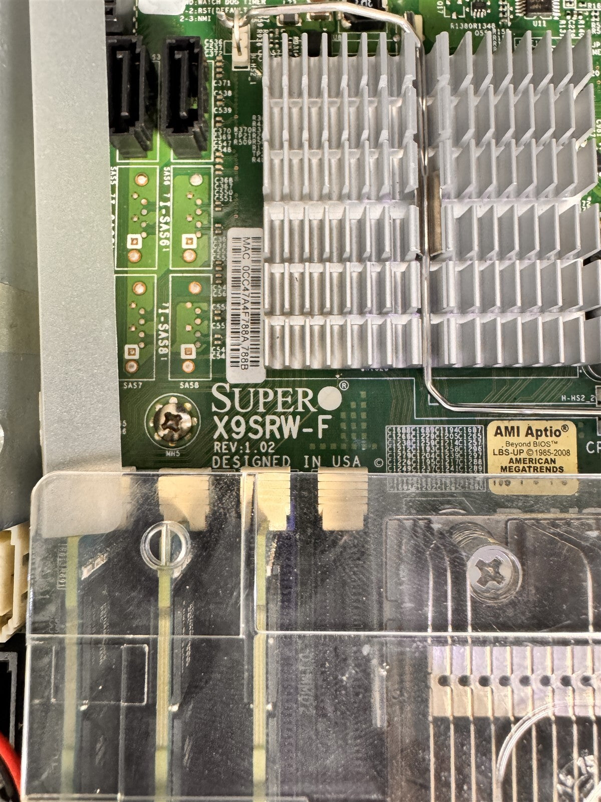 5017R-WRF SUPERMICRO X9SRW-F 1U SERVER 4LFF 10C E5-2690V2 3.0GHz 128GB 4x TRAY
