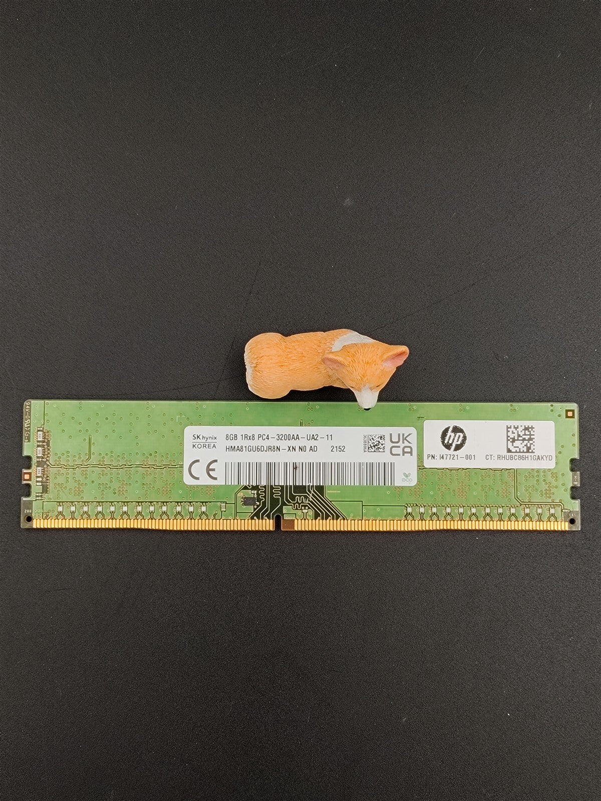 HMA81GU6DJR8N-XN HYNIX 8GB 1Rx8 PC4-3200AA DDR4 25600 DESKTOP MEMORY I47721-001
