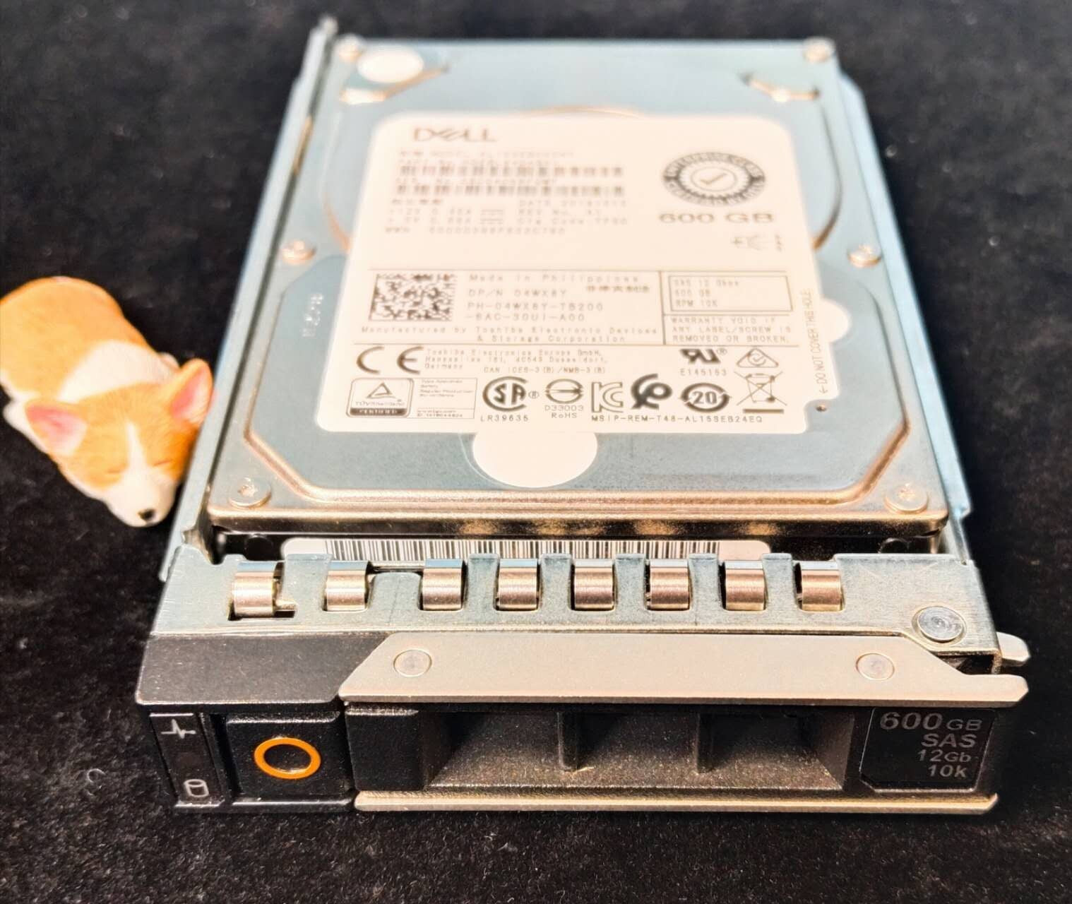 4WX8Y 04WX8Y DELL 600GB 10K 12G 2.5" SAS SFF SC HDD AL15SEB060NY W/DXD9H