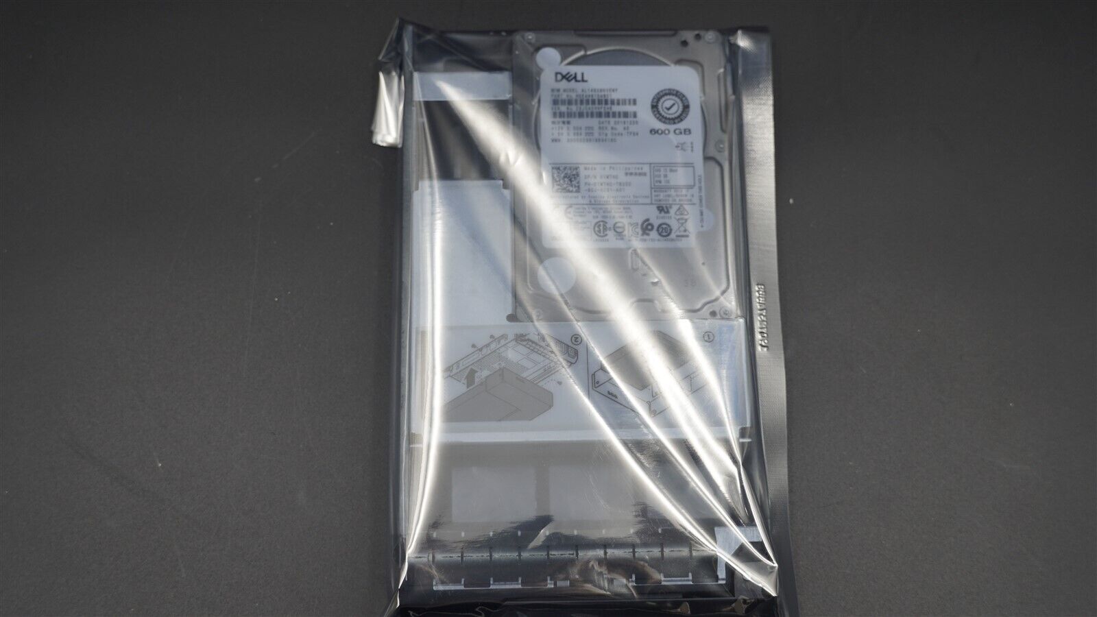 01W7HC Dell AL14SXB60ENY SAS 6Gbps RPM 15K 600GB 2.5" Enterprise Hard Drive TRAY