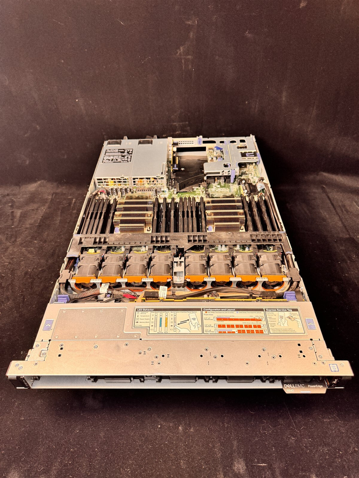 DELL POWEREDGE R640 8SFF 2x 18CORE GOLD 6240 2.6GHz 512GB RAM H730P NO HDD