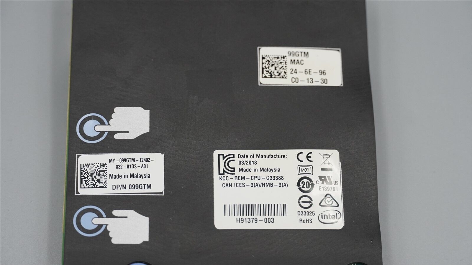 99GTM DELL INTEL ETHERNET X540 DP 10GB + I350 1GB DP NETWORK DAUGHTER CARD