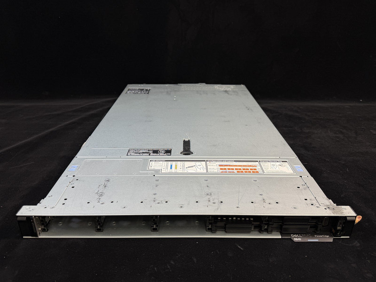 DELL POWEREDGE R640 10SFF BAREBONE 2x HTS 2x 1100W PSU H330 BEZEL NO H