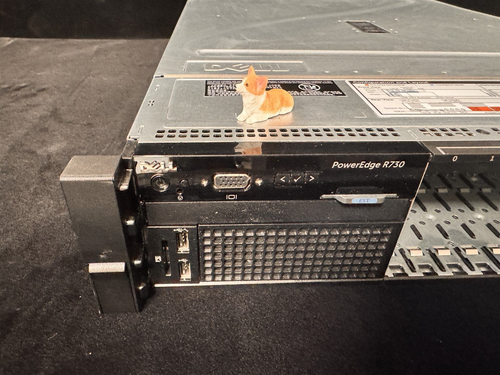 DELL POWEREDGE R730 8SFF 2x 20 CORE E5-2698V4 2.2GHz 128GB RAM H330 NO HDD