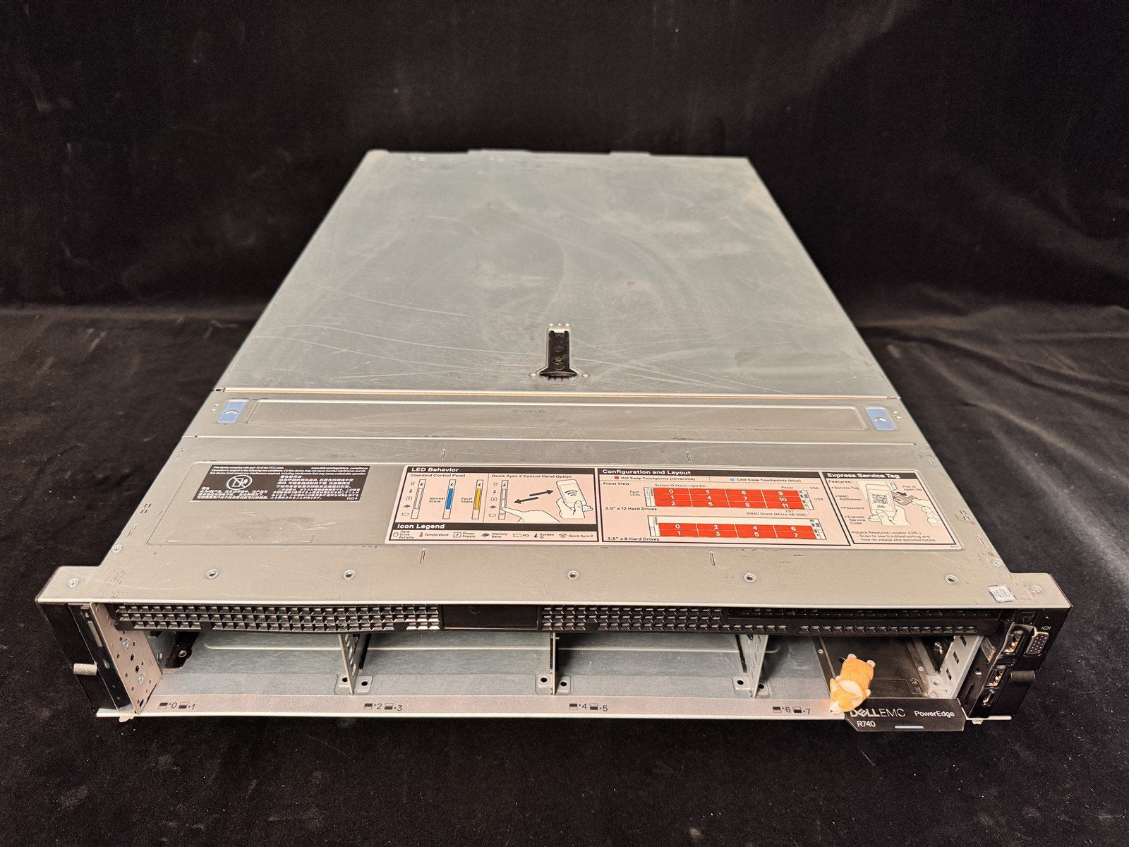 DELL POWEREDGE R740 8LFF 2x 8 CORE GOLD 6134 3.2GHz 64GB RAM H740P NO HDD