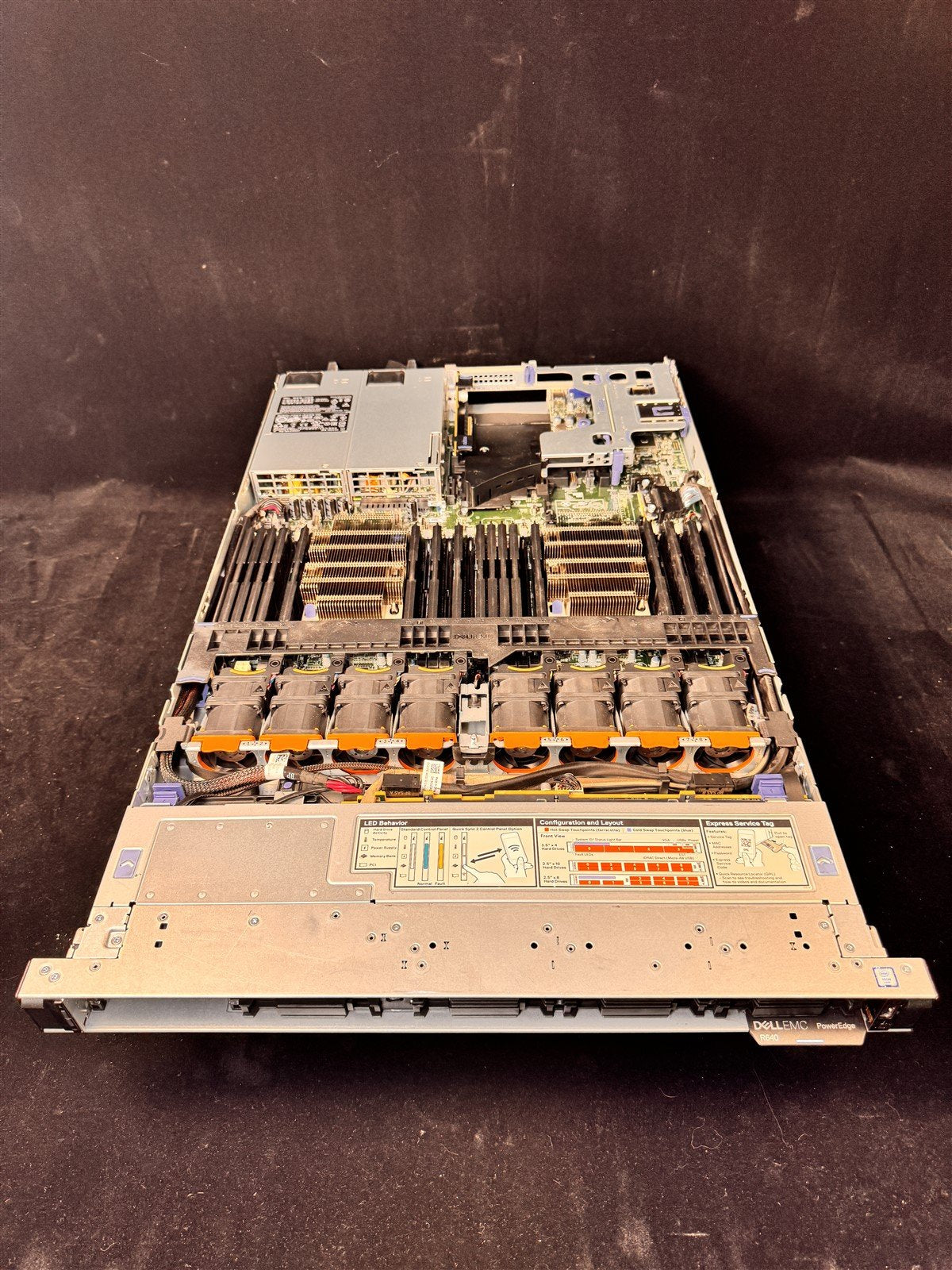 DELL POWEREDGE R640 8SFF 2x 8 CORE GOLD 6234 3.3GHz 64GB RAM H750 NO HDD