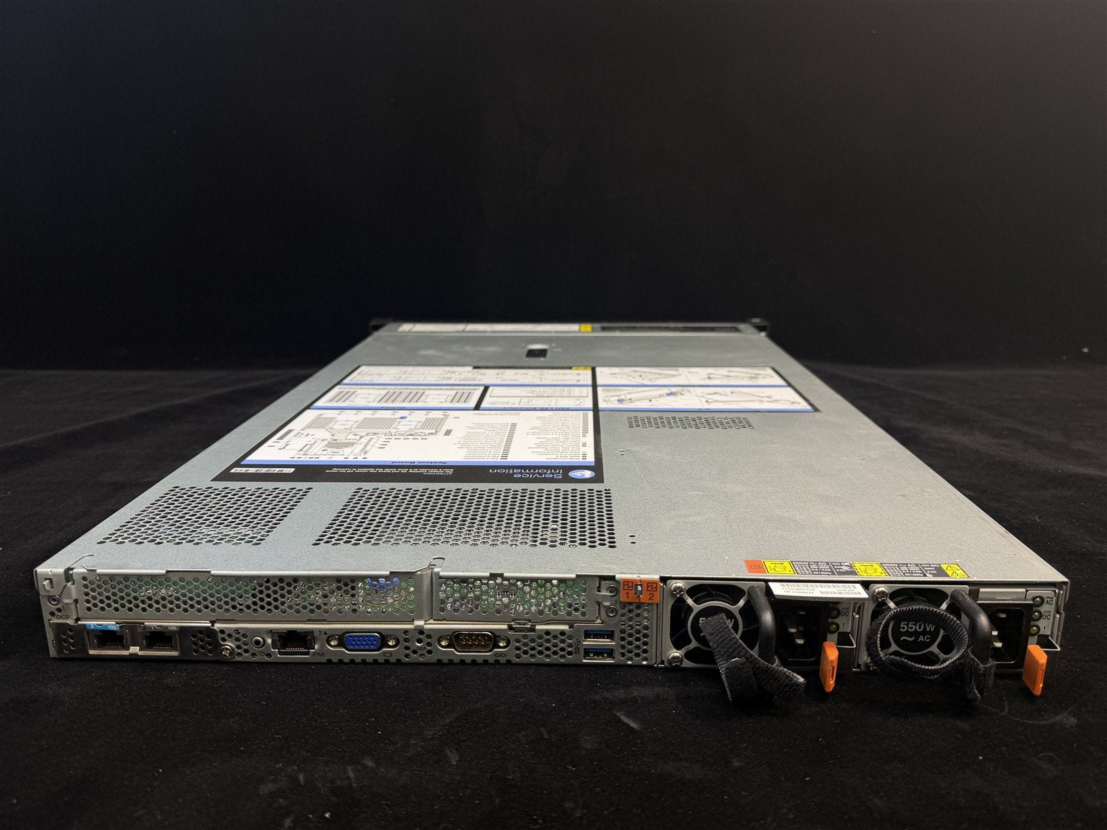 LENOVO THINKSYSTEM HR630X 10SFF BAREBONE 2x HS 2x PSU NVME NO CPU RAM NO HDD