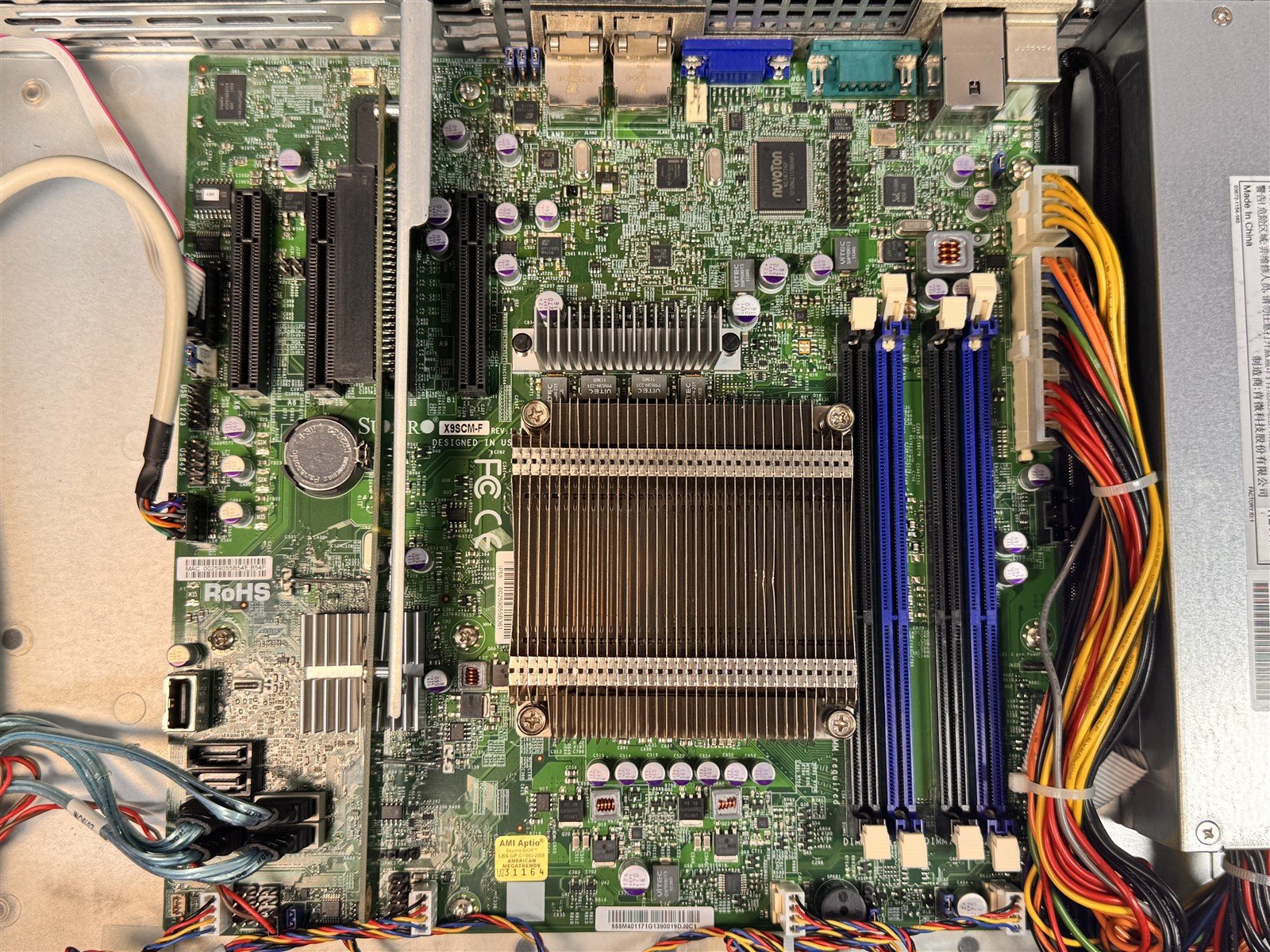 SUPERMICRO CSE-813M X9SCM-F 1U SERVER 4LFF 1x QC E3-1270 3.4GHz 16GB RAM NO HDD