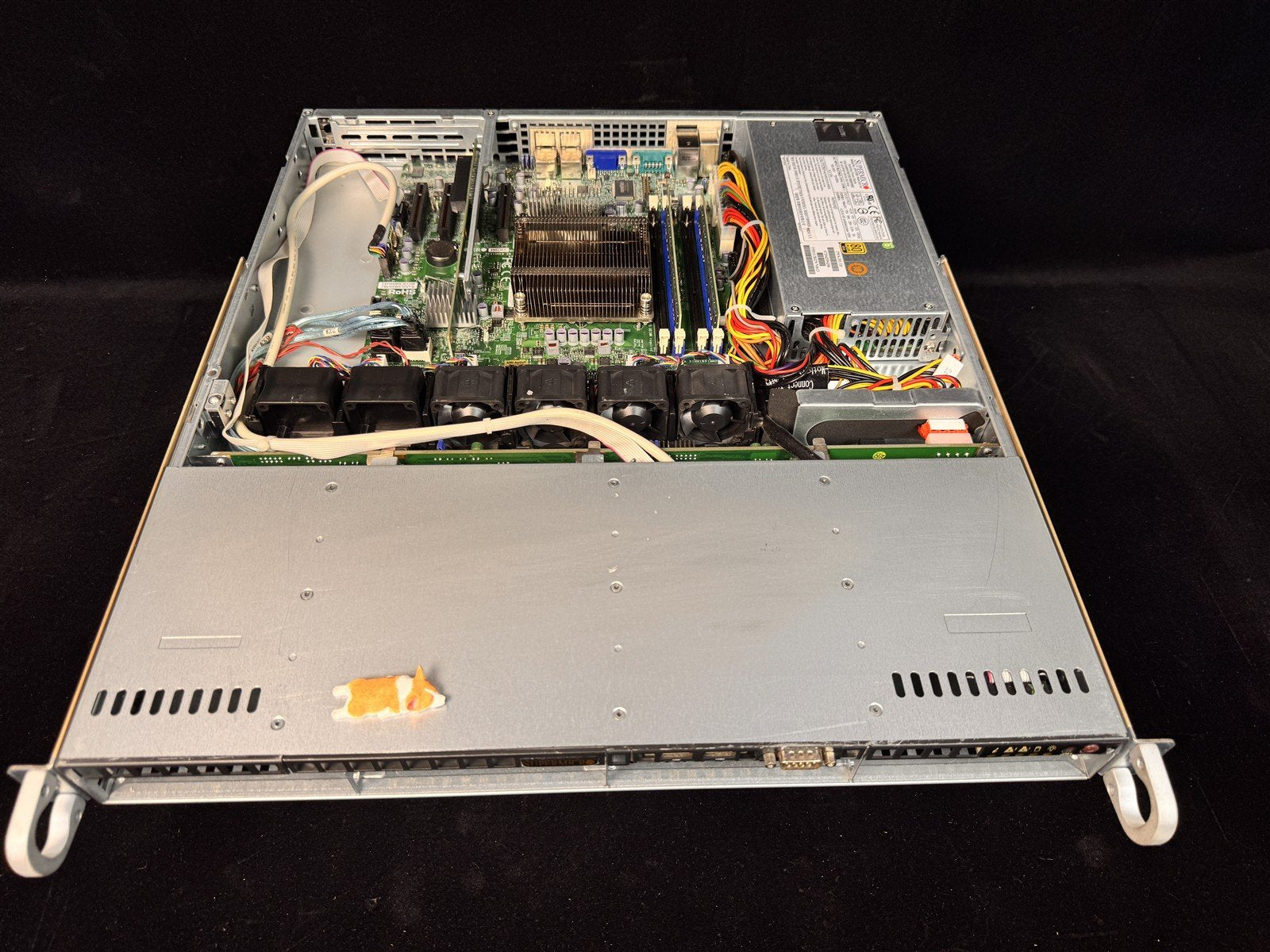 SUPERMICRO CSE-813M X9SCM-F 1U SERVER 4LFF 1x QC E3-1275V2 3.5G 32GB RAM NO HDD