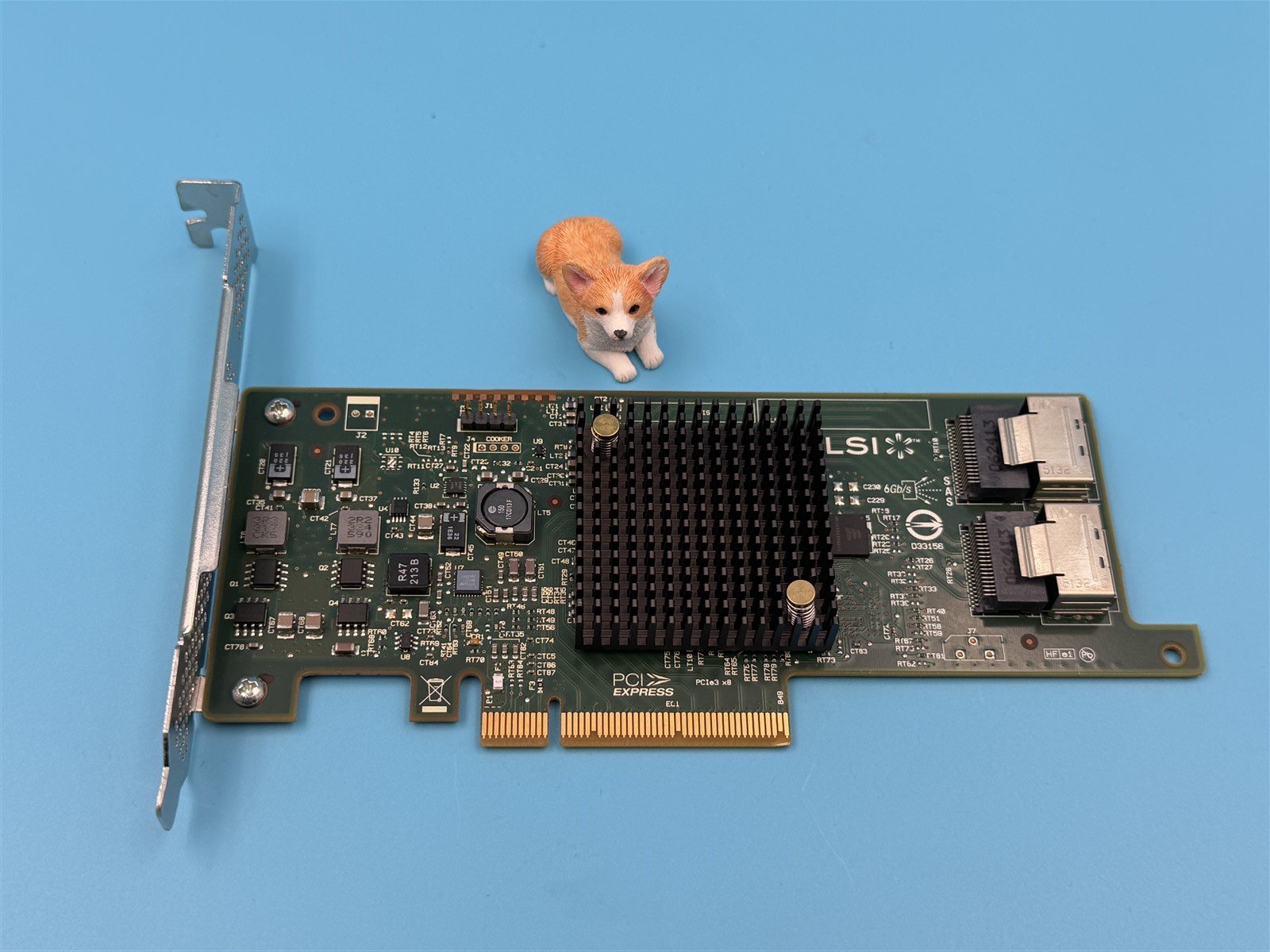 27NFF Dell LSI 9207-8i 6Gbps SAS PCIe 3.0 HBA P20 IT Mode ZFS TrueNAS UNRAID FH