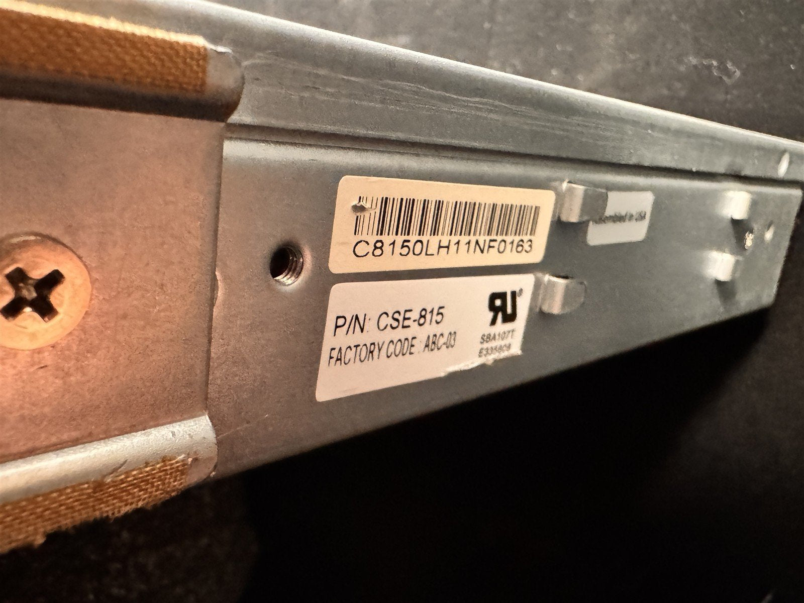 SUPERMICRO CSE-815 SERVER X8DTU-F 1U SERVER 1x QC E5520 2.26GHz 16GB RAM NO HDD