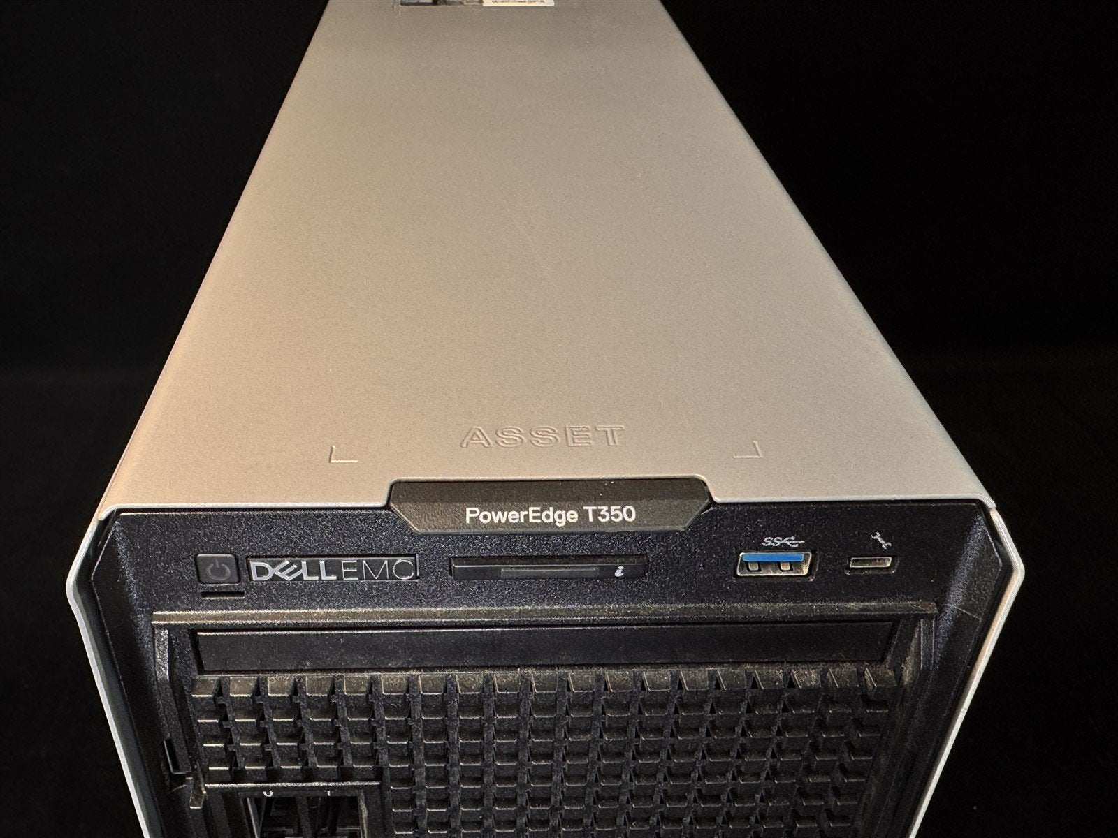 POWEREDGE T350 TOWER XEON 1x 8 CORE E-2388G 3.2GHz 32GB RAM H345 4x 2TB SSD