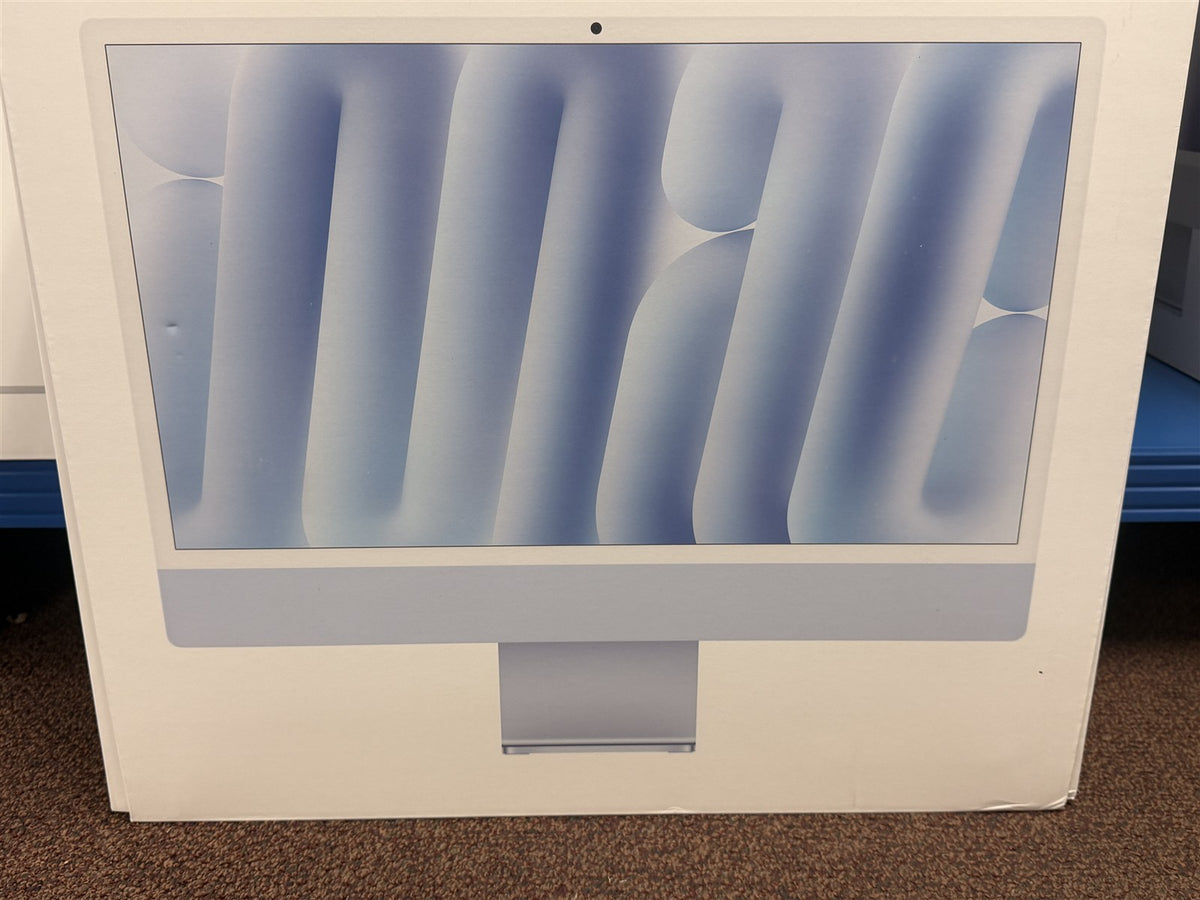Apple iMac 24" 2021 M1 8-Core CPU 7-Core GPU 16GB RAM 256GB SSD Blue Boxed