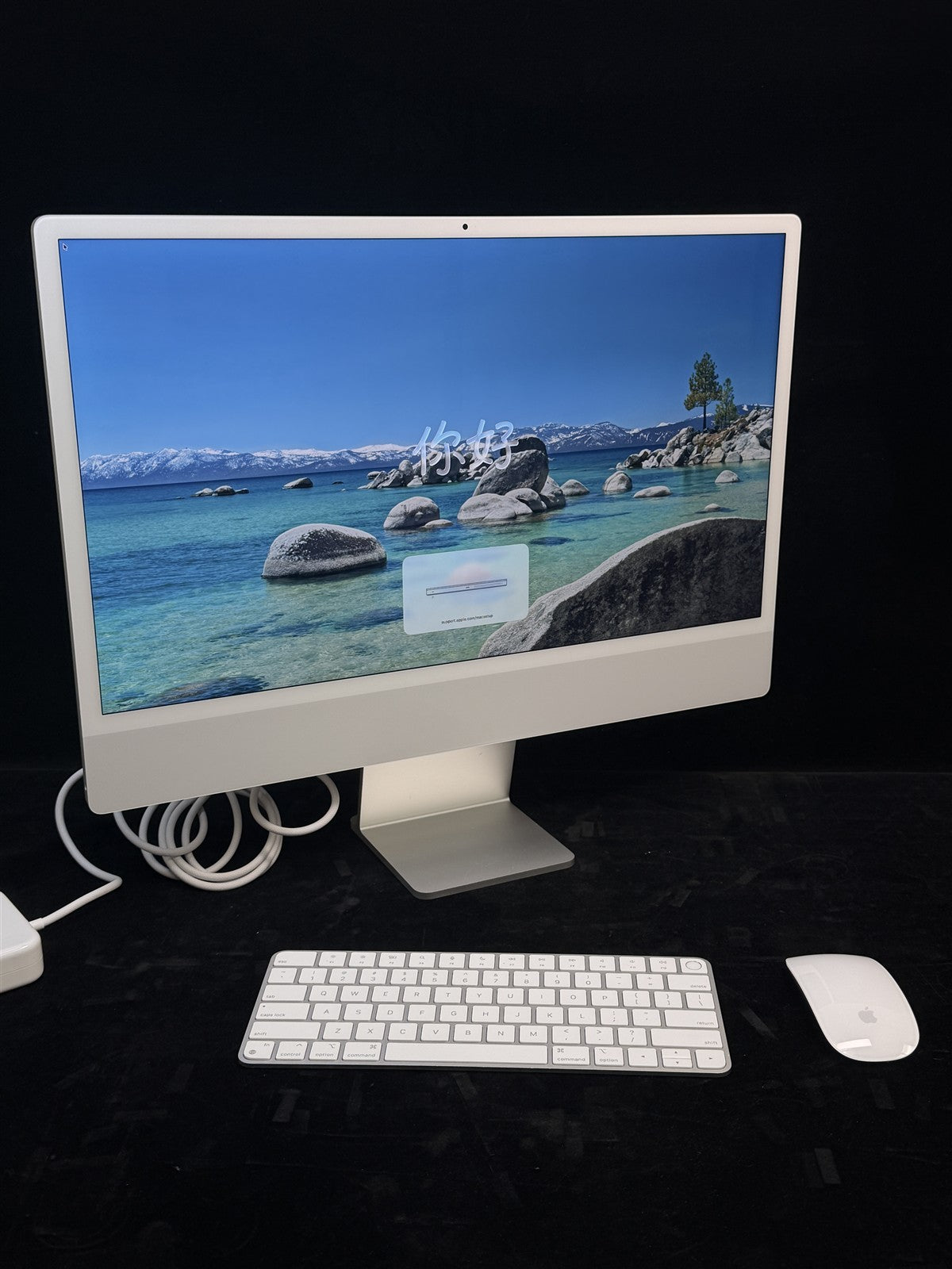 Apple iMac 24" 2021 M1 8-Core 8-Core GPU 8GB 256GB Silver Boxed RJ45 CIB