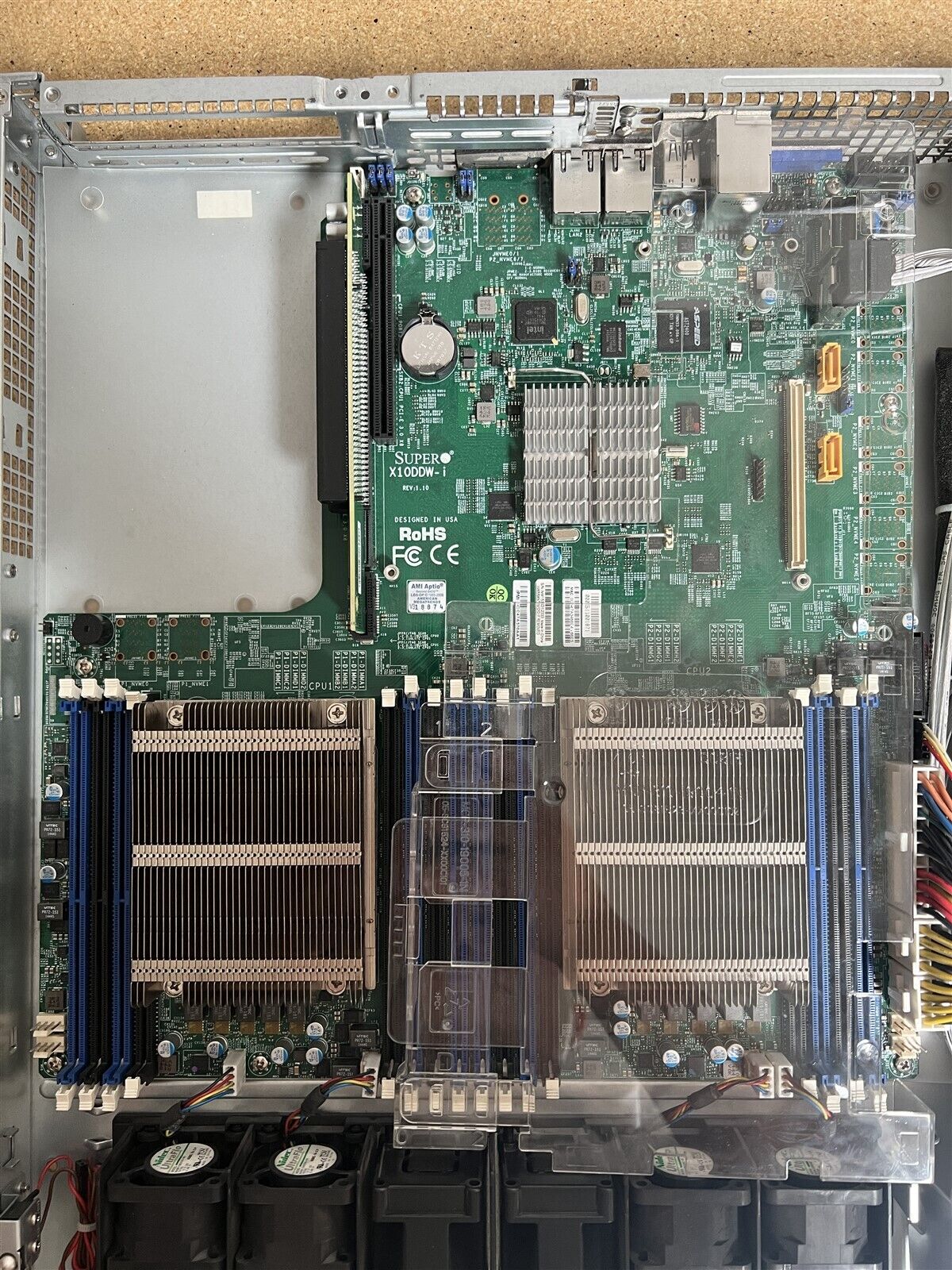 SUPERMICRO CSE-815 4LFF X10DDW-i 2x 4 CORE E5-2637V4 3.5GHz 64GB RAM 4X TRAY