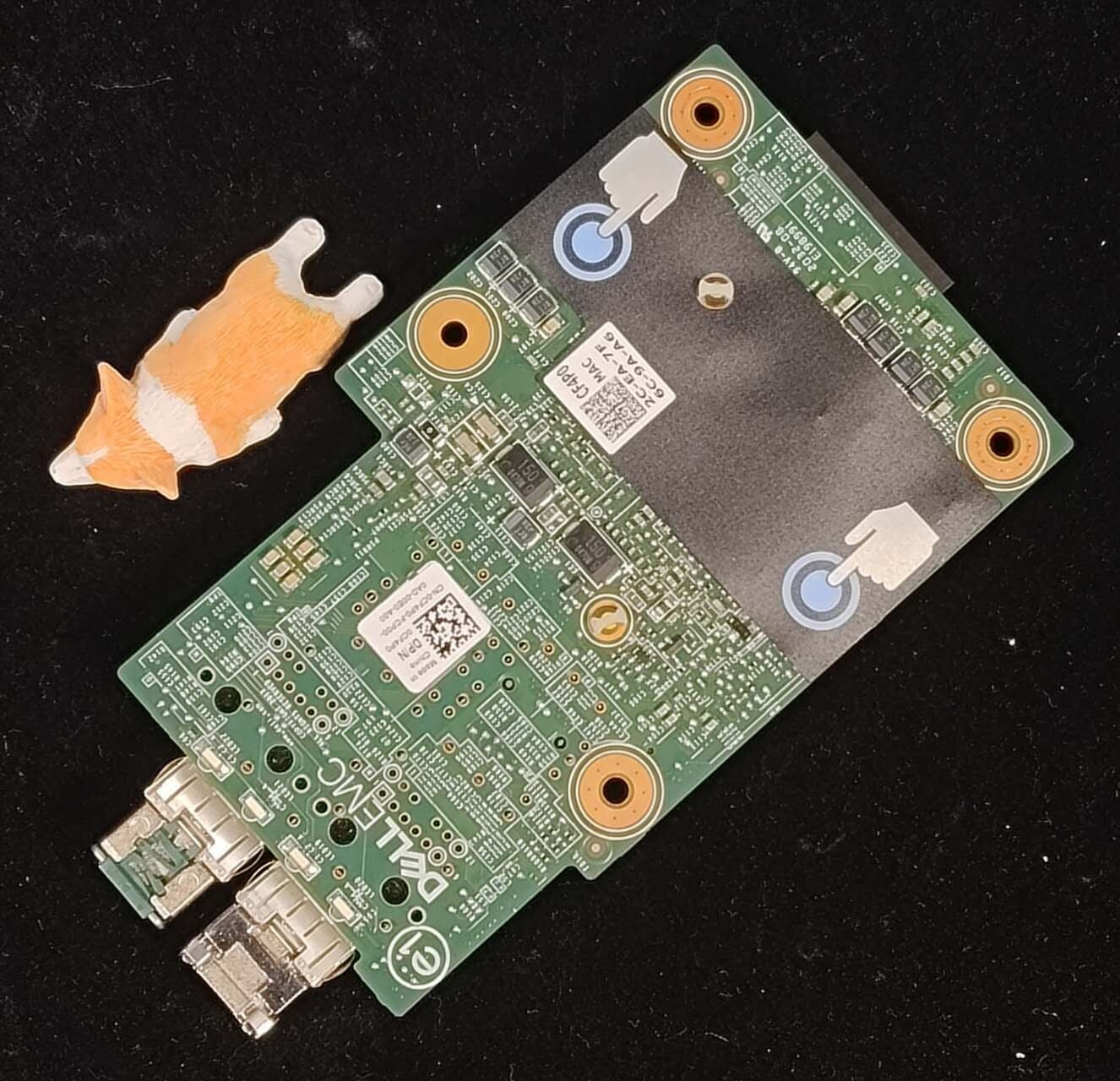 CF4P0 DELL BROADCOM 57416 DUAL PORT 10GBE SFP+ NETWORK LOM OCP MEZZANINE R440