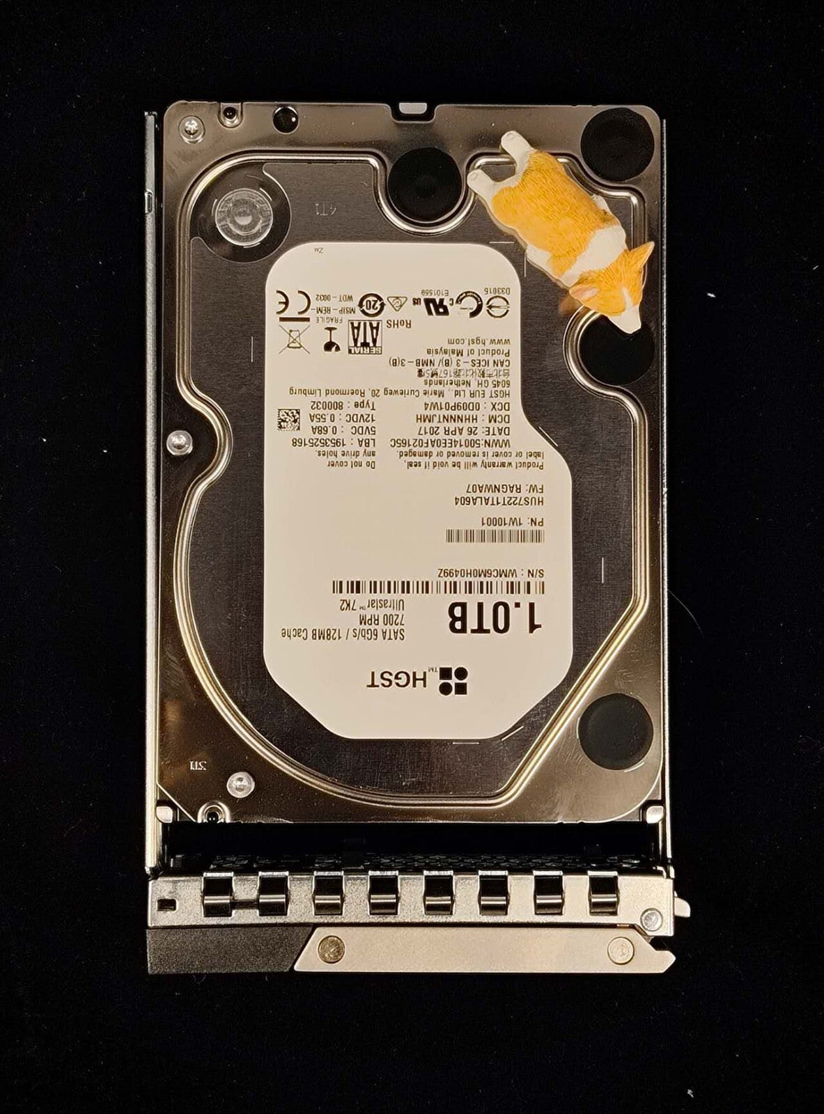 HUS722T1TALA604 HGST/WD ULTRASTAR 1TB 7.2K SATA 6G 3.5" HDD FOR DELL R640 R740