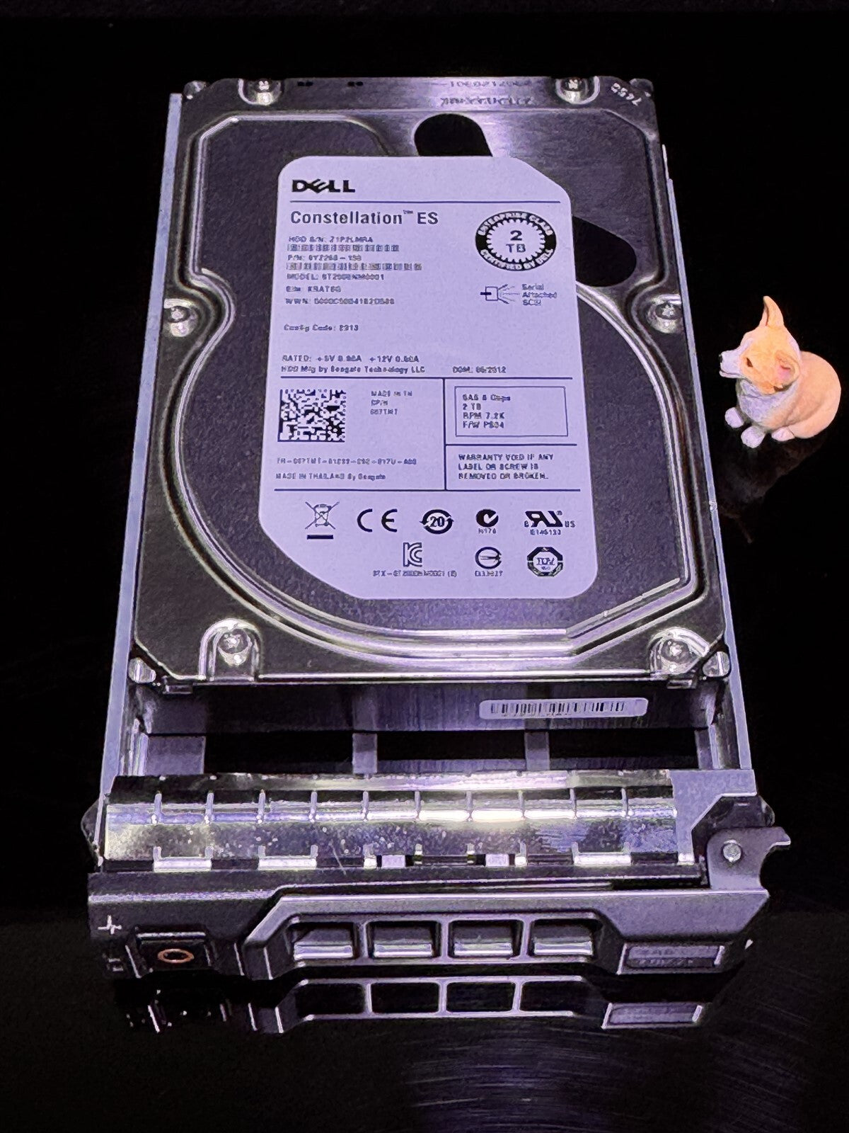 67TMT DELL 2TB 7.2K RPM SAS 6Gbps 3.5" LFF HARD DRIVE ST2000NM001 R730 R730XD