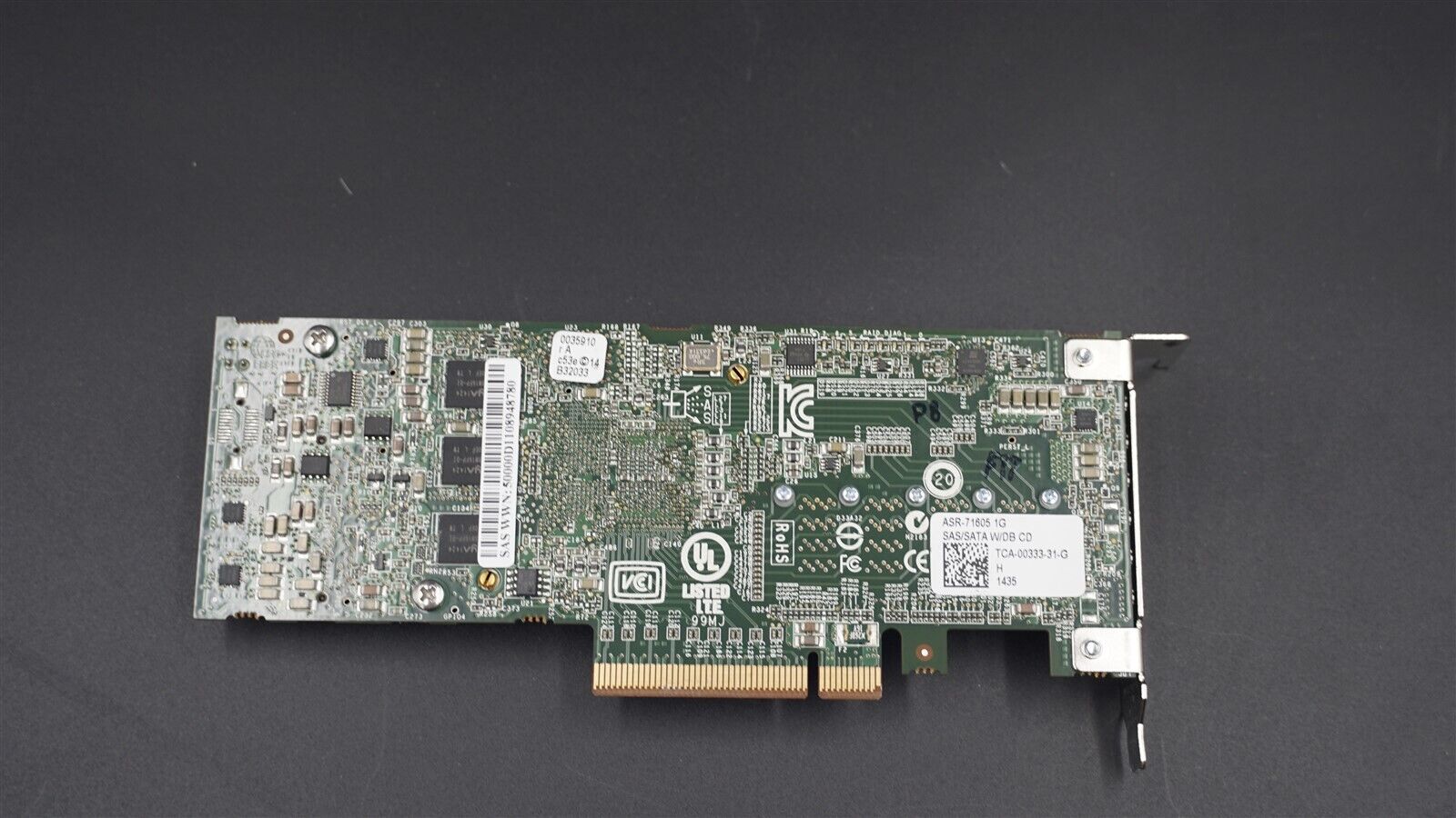 ASR-71605 ADAPTEC 16-PORT 6GB SAS/SATA PCIE CONTROLLER W/ LOW PROGILE