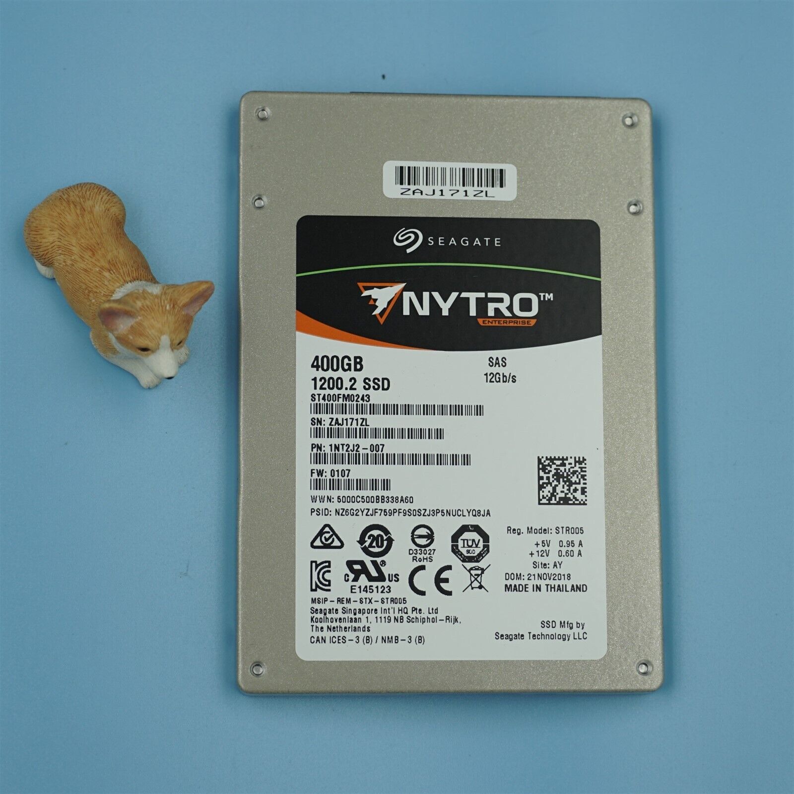ST400FM0243 SEAGATE NYTRO 400GB 2.5 SAS 12Gbps 1200.2 SSD 1NT2J2-007