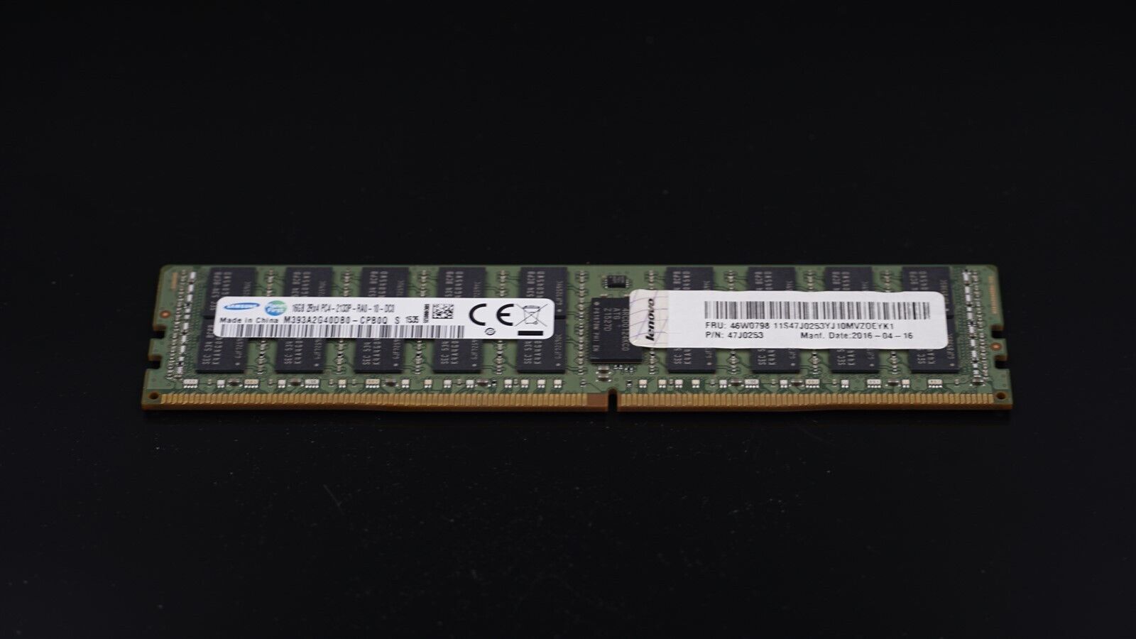 M393A2G40DB0-CPB SAMSUNG 16GB (1X16GB) 2RX4 PC4-2133P DDR4 Server Memory