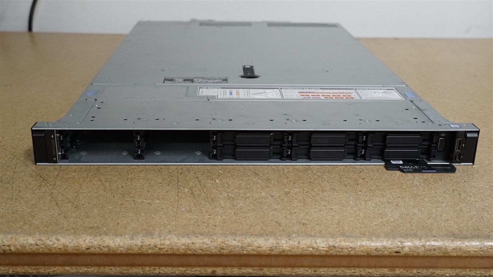 DELL POWEREDGE R440 8SFF SERVER 2x 20C GOLD 6138 2.0GHz 128GB RAM 2x TRAY H330