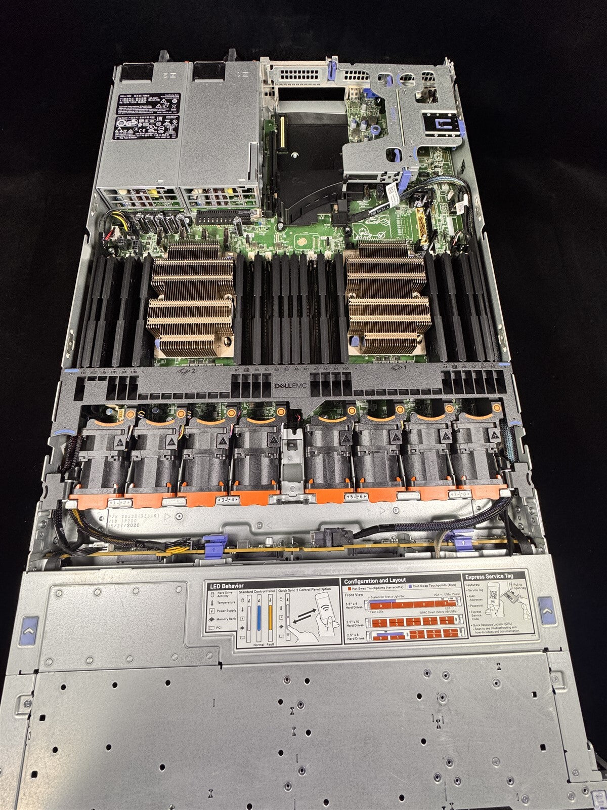 DELL POWEREDGE R640 4LFF 2x 20 CORE GOLD 6248 2.5GHz 512GB RAM H730P NO HDD