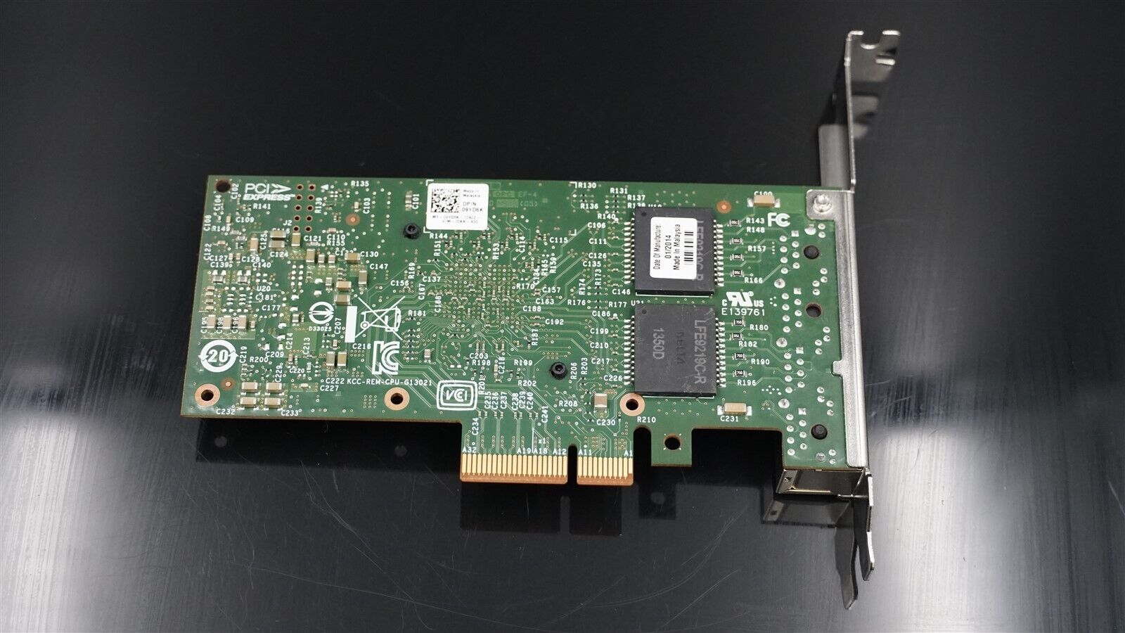 DELL 9YD6K I350-T4 4-PORT PCI-E ETHERNET SERVER NETWORK ADAPTER W/HIGH PROFILE