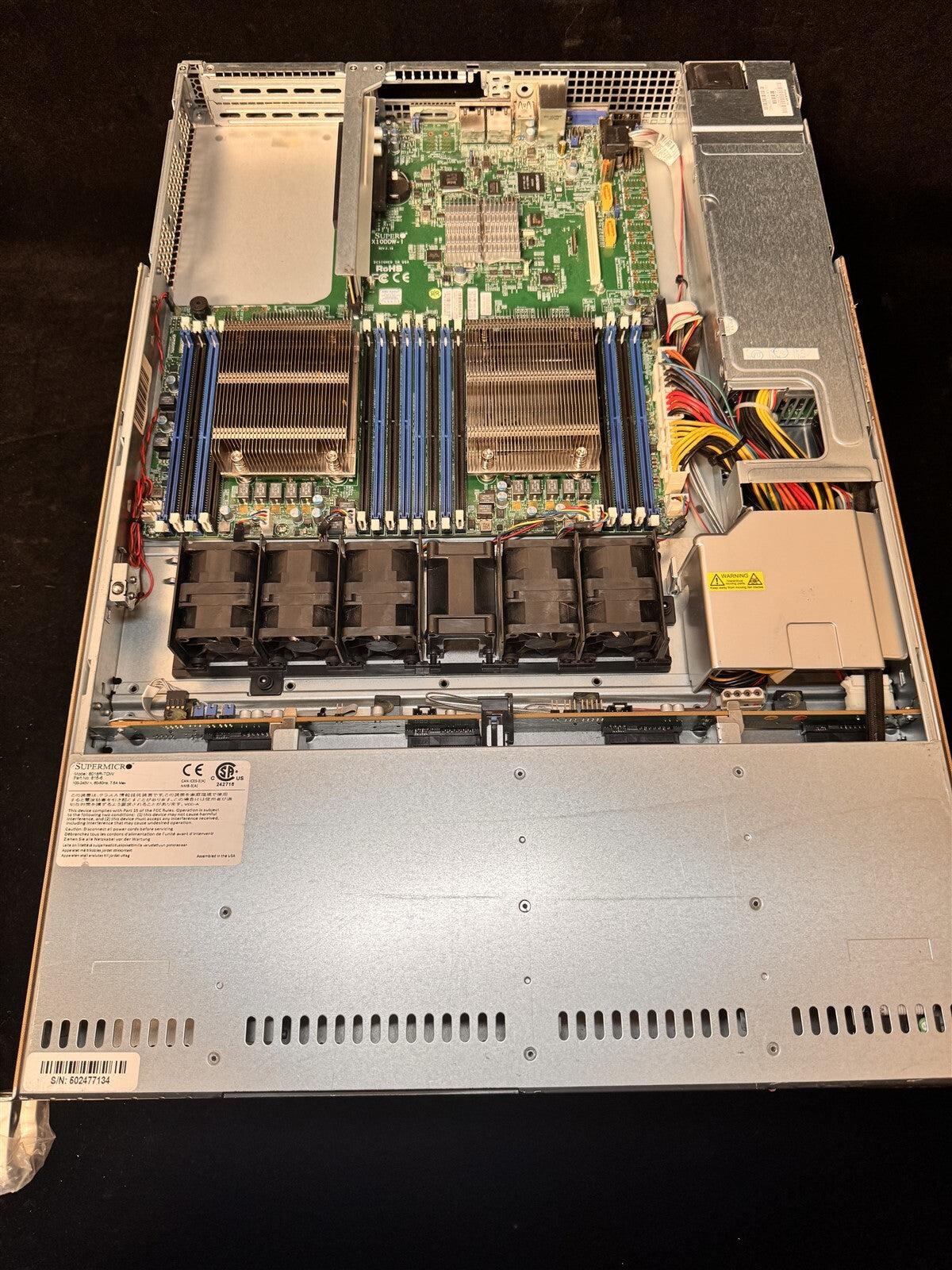 SUPERMICRO CSE-815 4LFF X10DDW-i 2x 8 CORE E5-2630LV3 1.8GHz 64GB RAM 4x TRAY