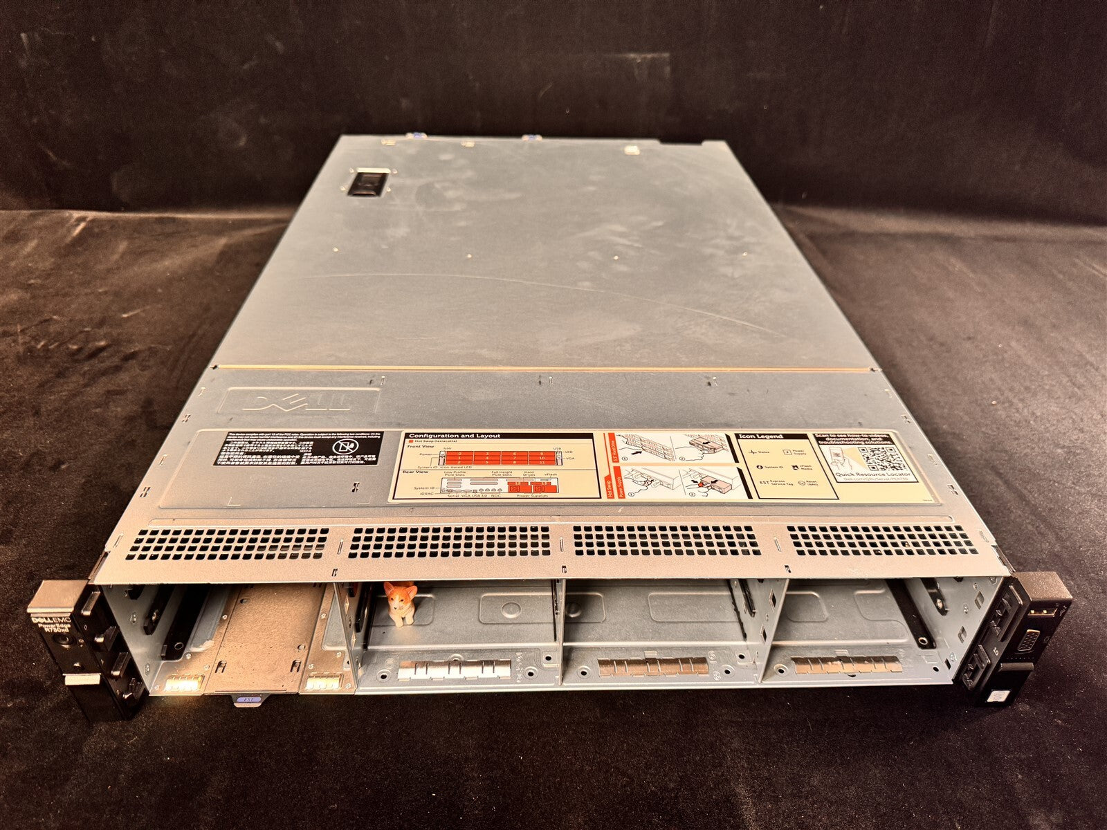 DELL POWEREDGE R730xd 12LFF 2x 10 CORE E5-2687WV3 3.1GHz 128GB RAM H730 NO HDD