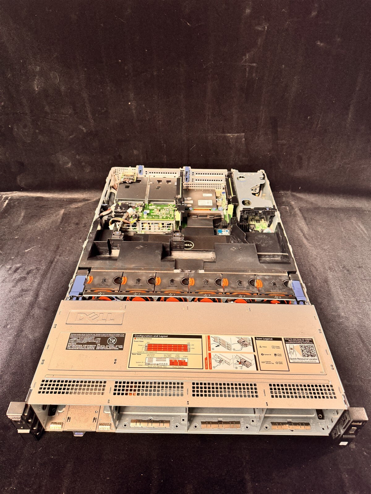 DELL POWEREDGE R730xd 12LFF 2x 10 CORE E5-2687WV3 3.1GHz 128GB RAM H730 NO HDD