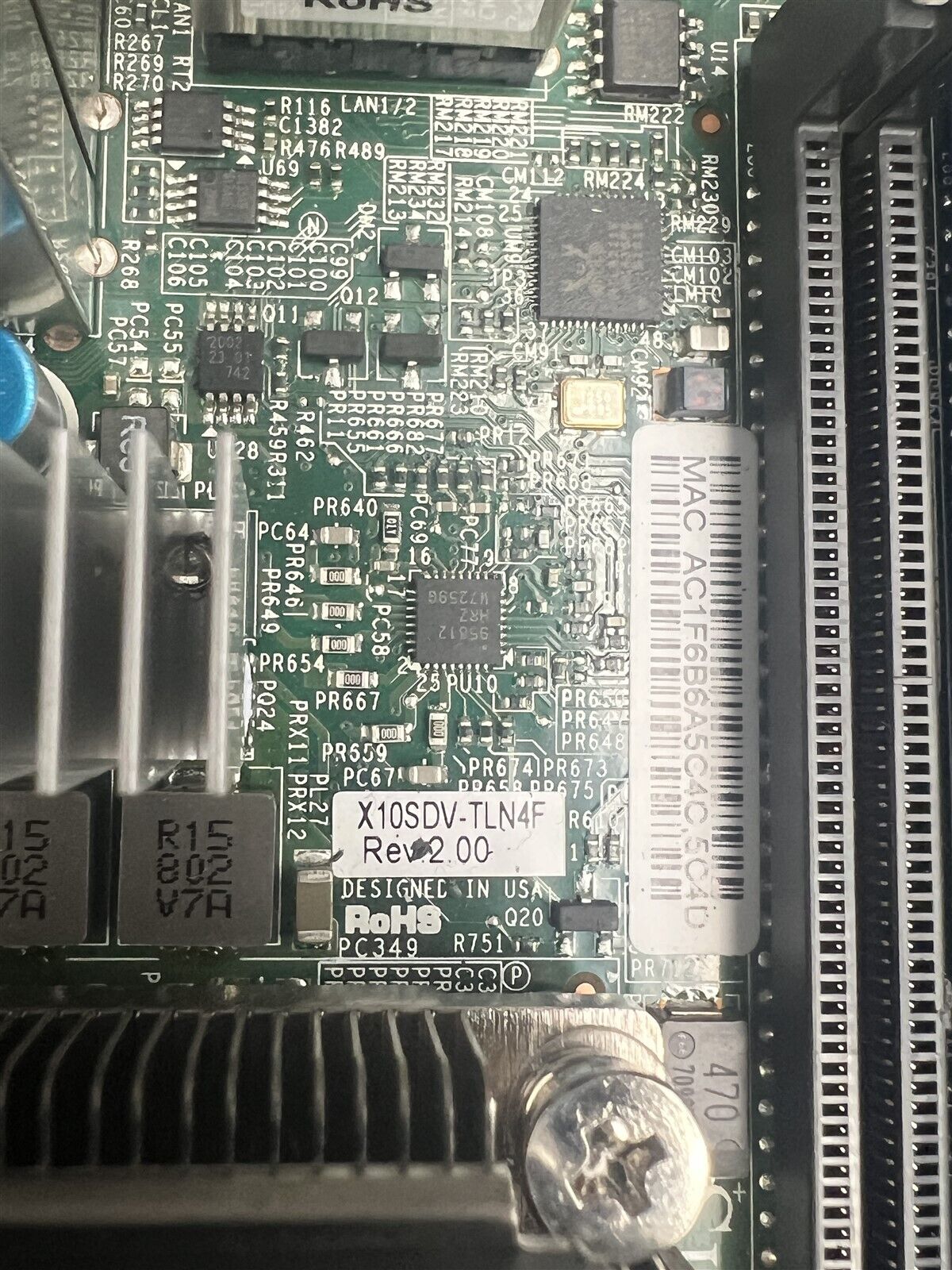 SUPERMICRO CSE-813M X10SDV-TLN4F 1U SERVER 4LFF D-1541 8 CORE 2.1GHz 32GB RAM