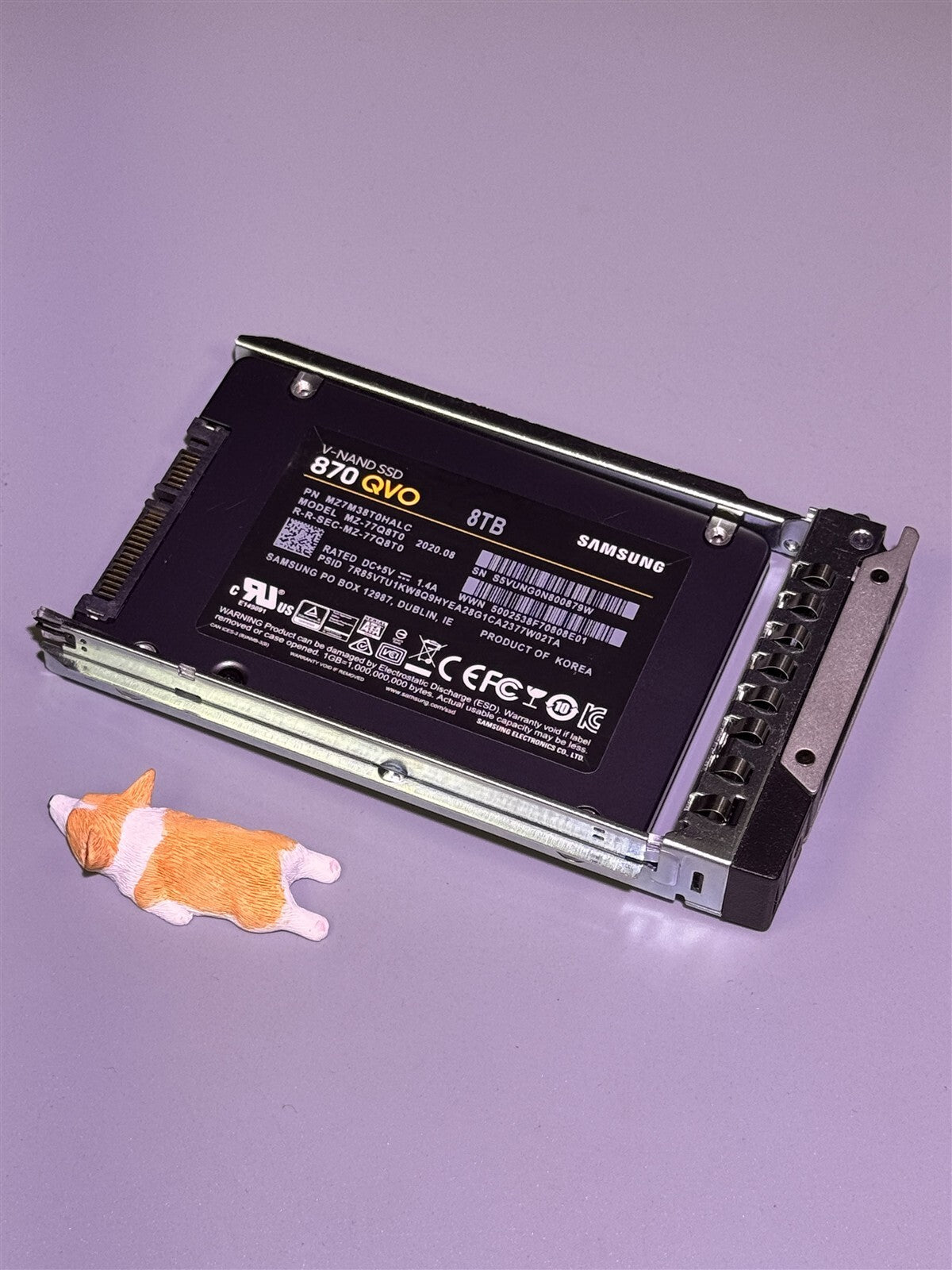 MZ-77Q8T0 SAMSUNG 8TB 6Gbps 860 QVO SATA III 2.5" SSD POWEREDGE R640 R740 R740XD