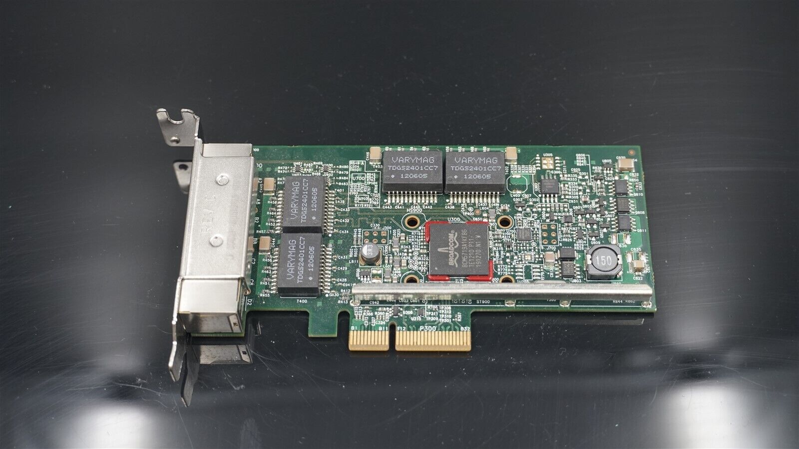 DELL 0TMGR6 BOARDCOM 5719 4-PORT 1GB PCI-E ETHERNET NETWORK ADAPTER LOW PROFILE