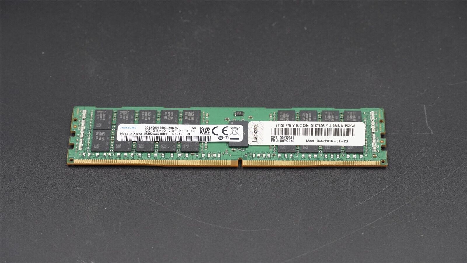 M393AAK40B41-CTC SAMSUNG 128GB (1X128GB) 2S4RX4 PC4-2400T DDR4 Server Memory