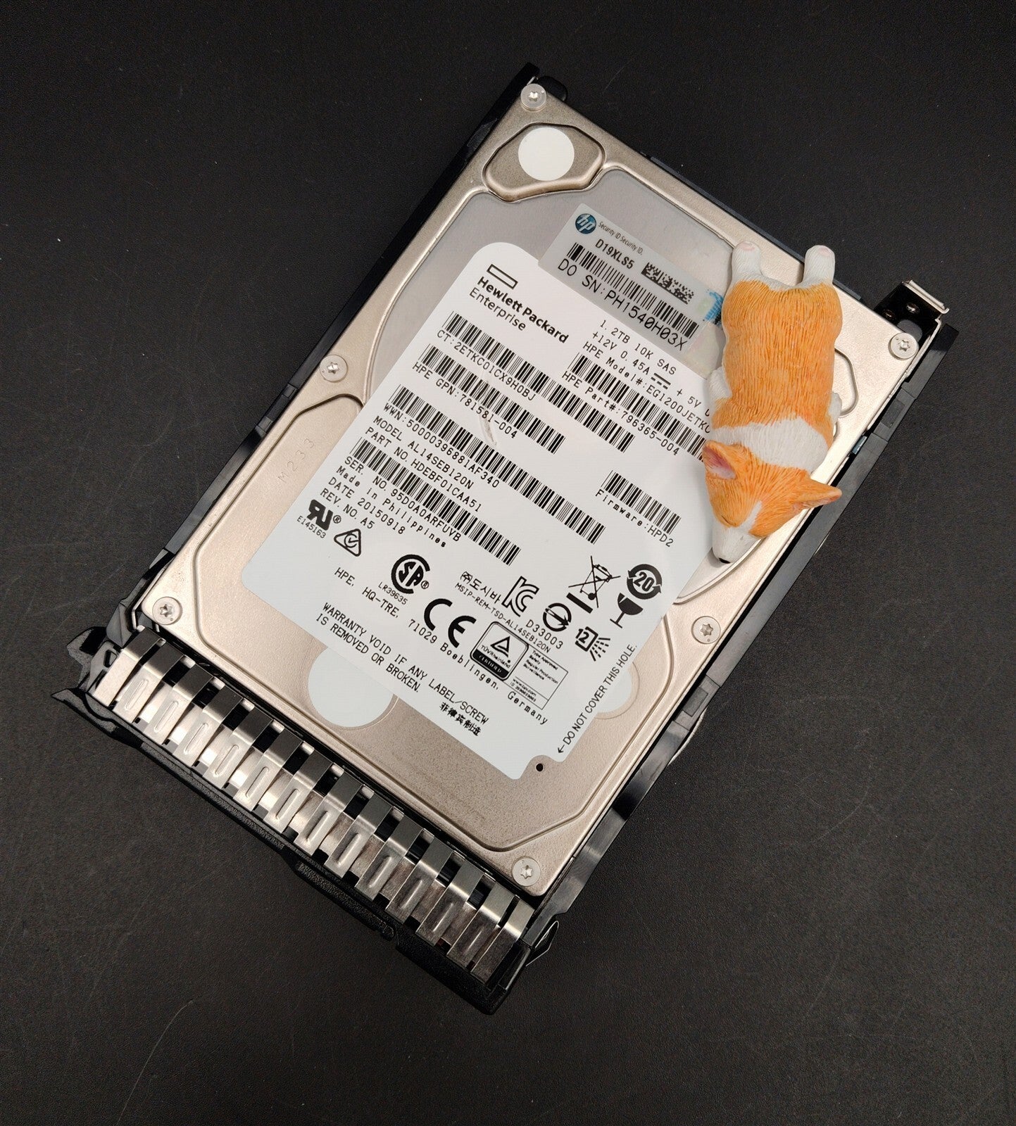 781581-004 796365-004 HPE 1.2TB 10K 12G SAS 2.5" SFF HARD DRIVE EG1200JETKC