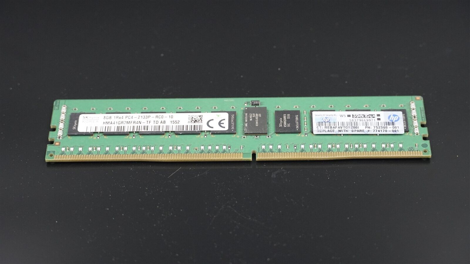 HMA41GR7MFR4N-TF HYNIX 8GB (1X8GB) 1RX4 PC4-2133P DDR4 SERVER MEMORY