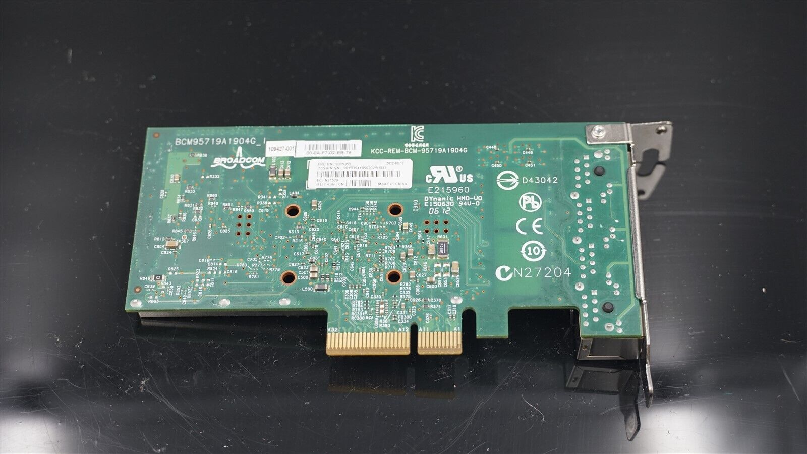 IBM 90Y9355 BOARDCOM 5719 4-PORT 1GB PCI-E ETHERNET NETWORK ADAPTER LOW PROFILE